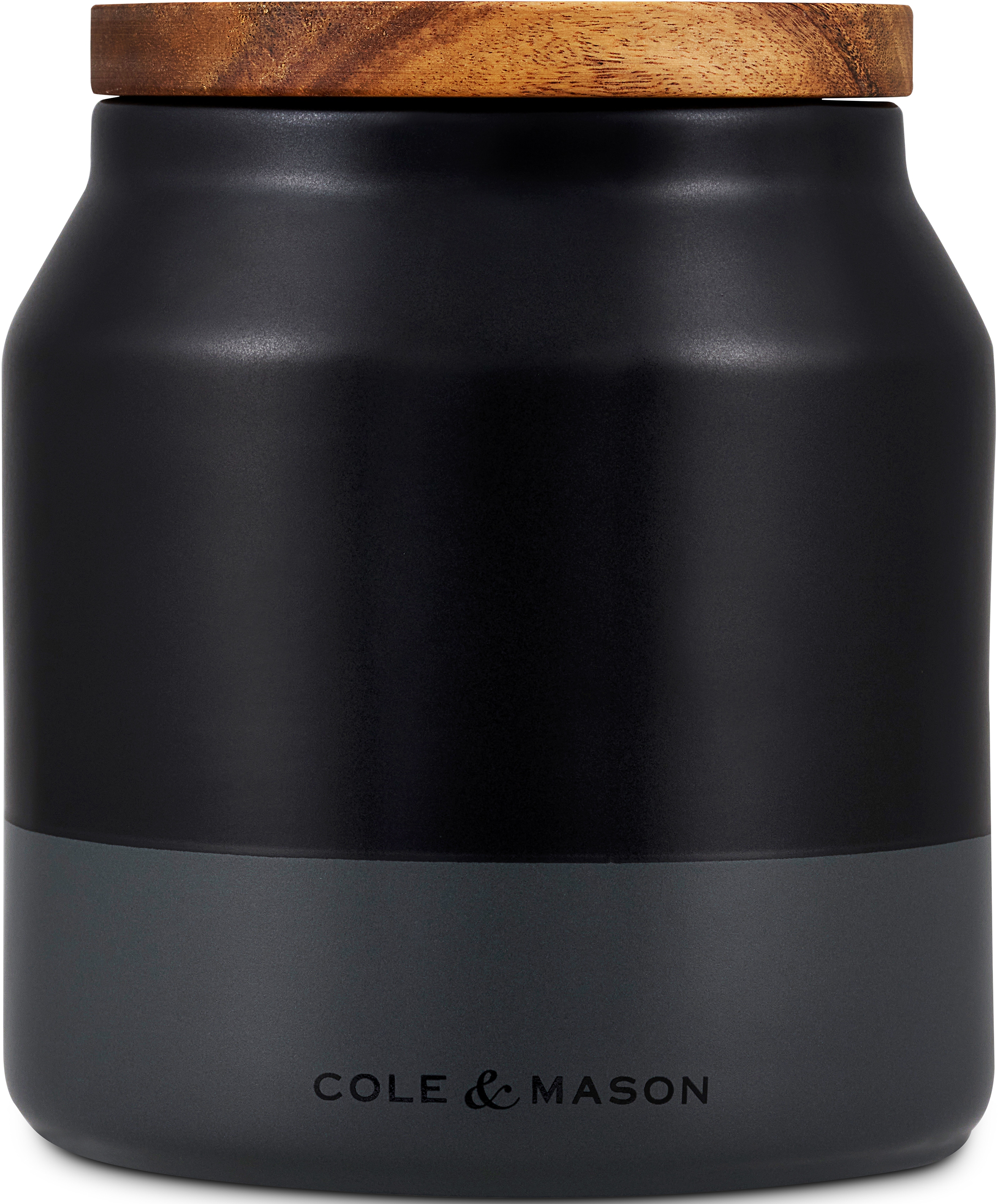 Cole & Mason Aufbewahrungssystem "Hinxton" stylische Keramikaufbewahrung, Deckel aus Akazienholz