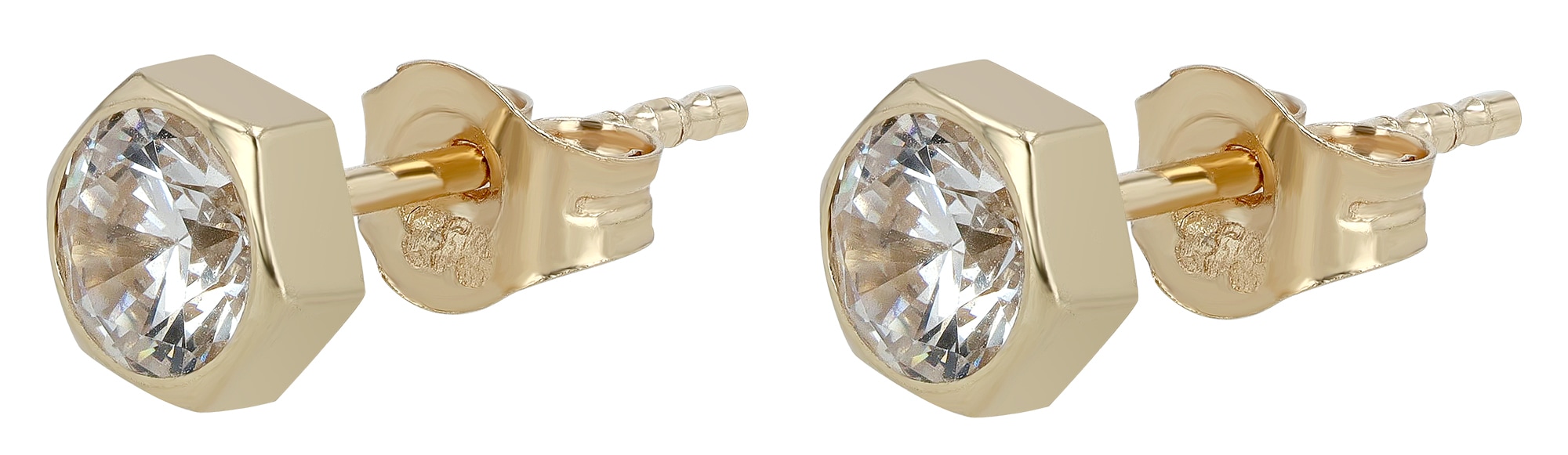 Adelia´s Paar Ohrhänger "Damen Ohrringe – Ohrstecker aus 333 Gold mit Zirko günstig online kaufen