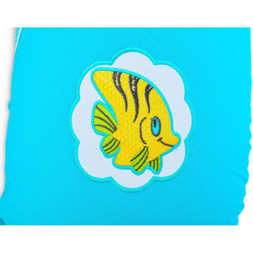 SEI Design Stillkissen »Fisch antarktisblau«, mit hochwertiger Stickerei mit niedlichen Tiermotiven
