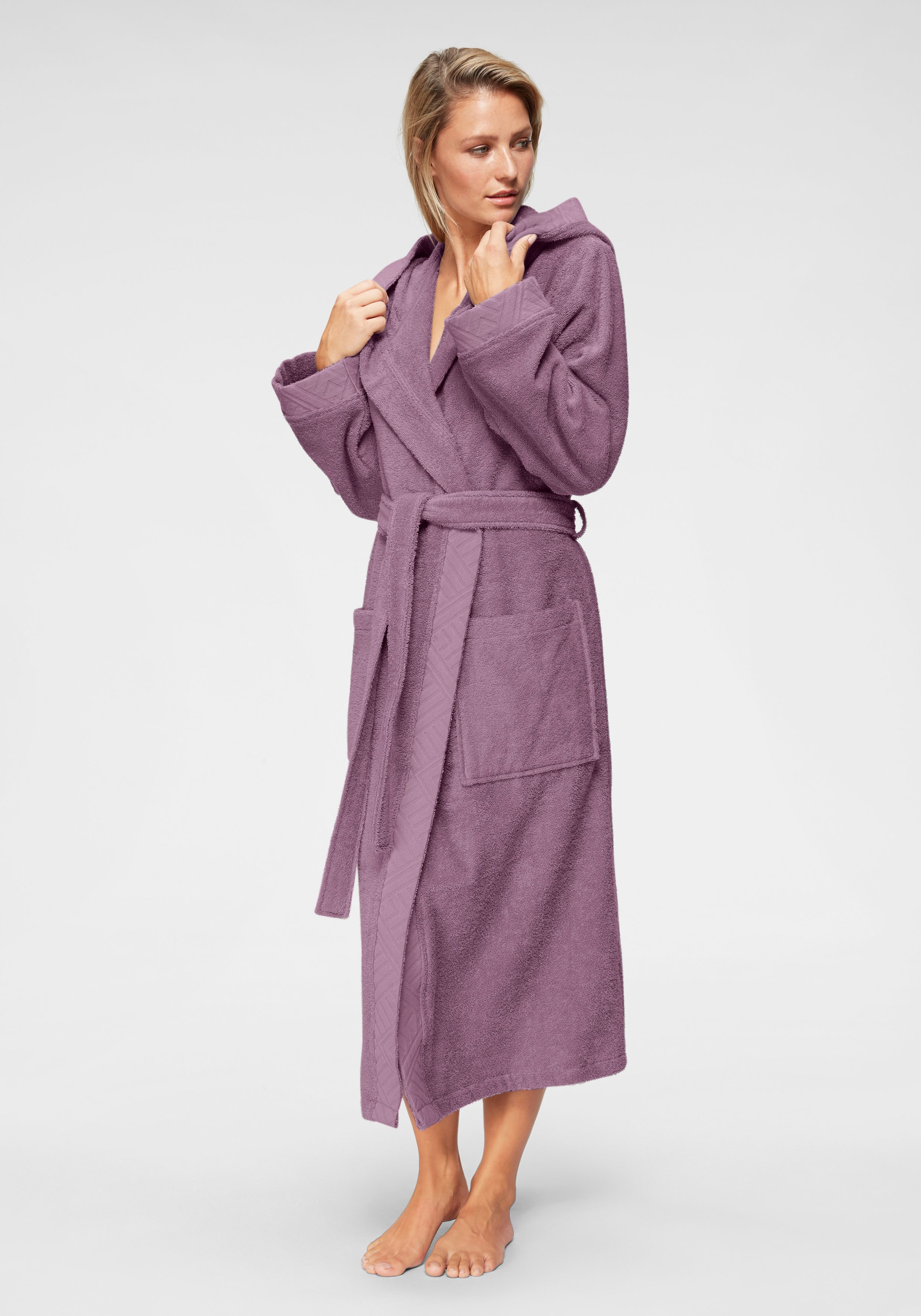 OTTO home Damenbademantel "Livia, ideal für Sauna & Spa, Hotelbademantel" 1 günstig online kaufen