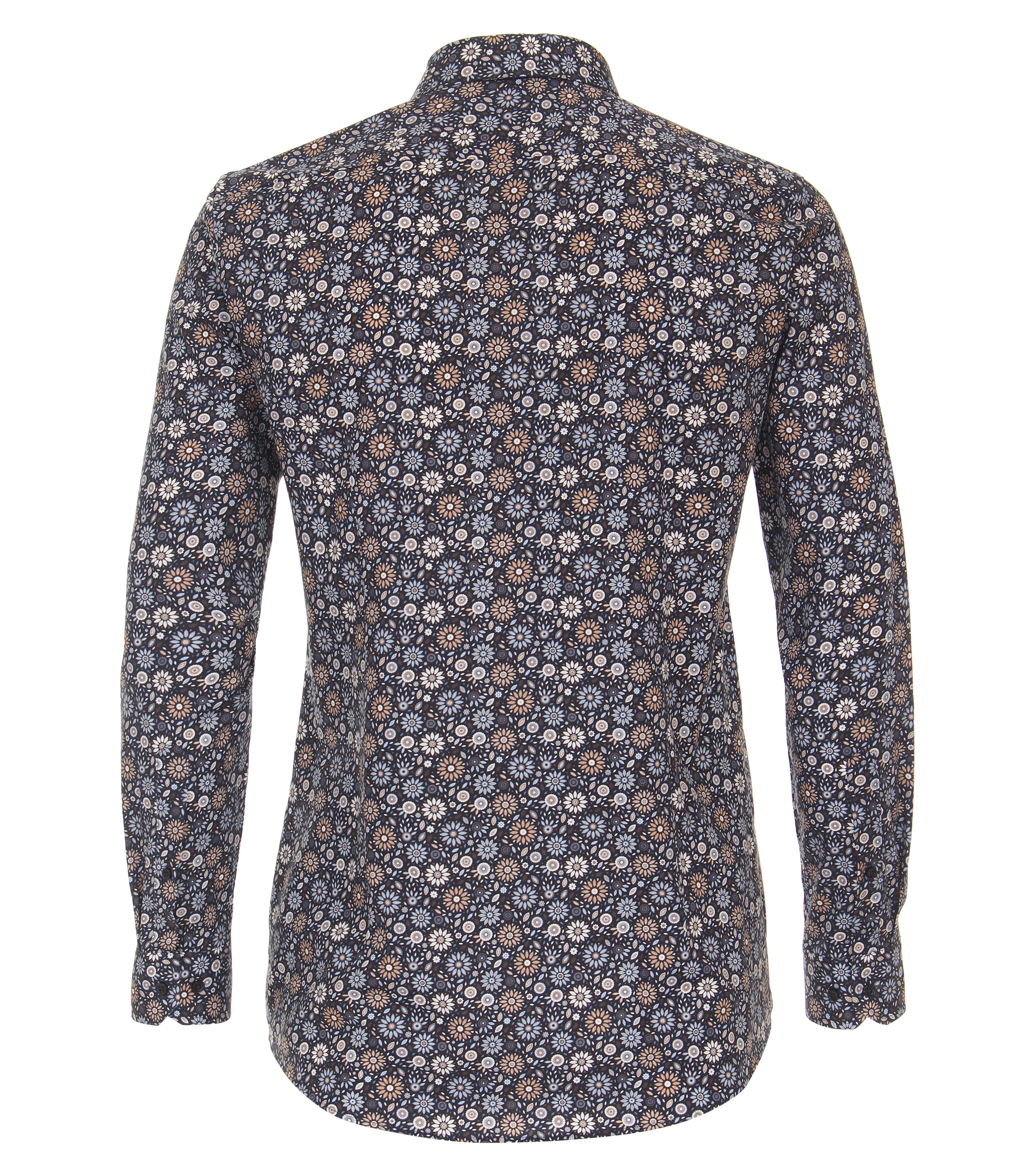 VENTI Businesshemd Print Men Shirt Dark Blue 40 9