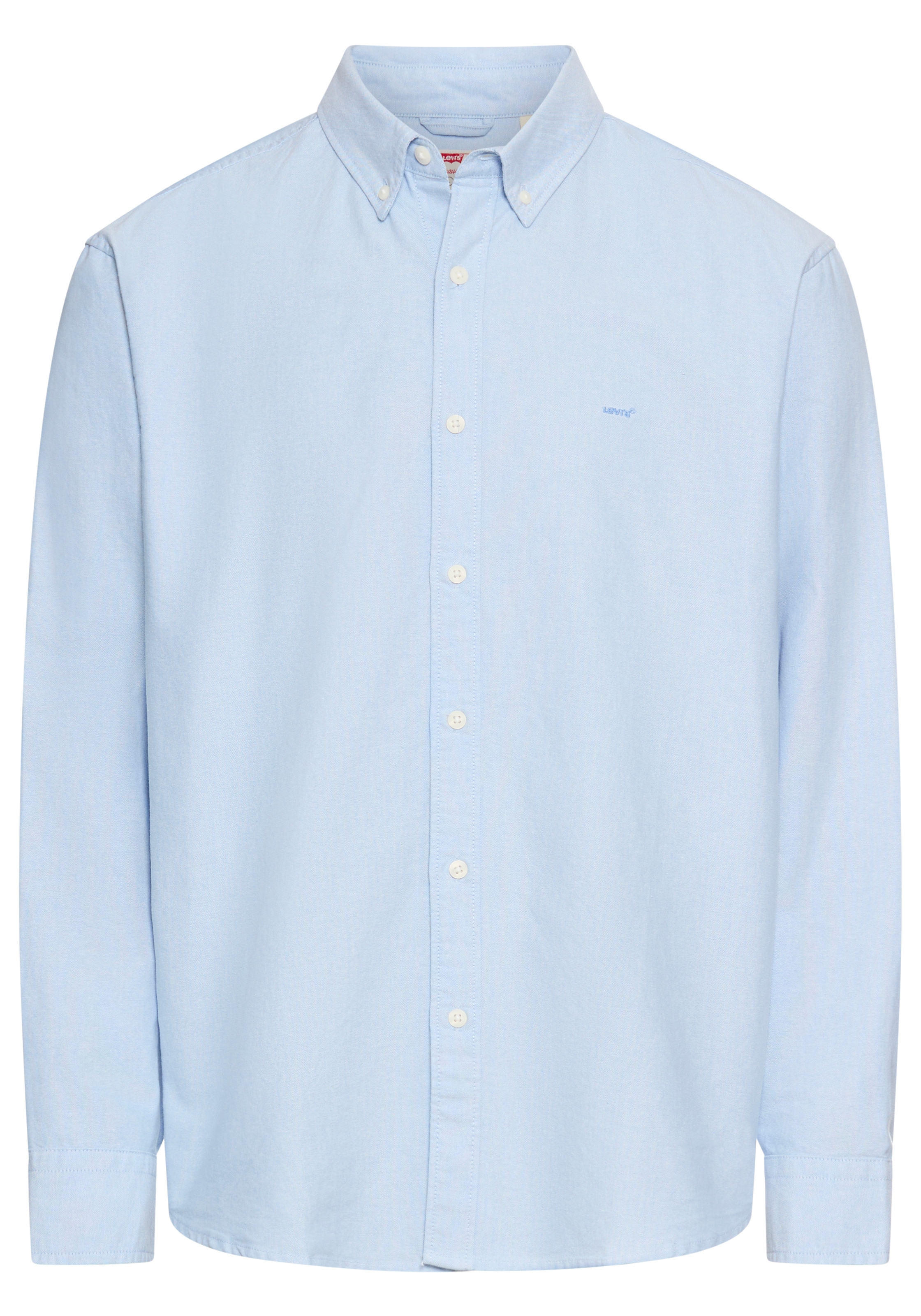 Levi's® Langarmhemd »AUTHENTIC BUTTON DOWN«, mit Ton-in-Ton Logostickerei auf der Brust