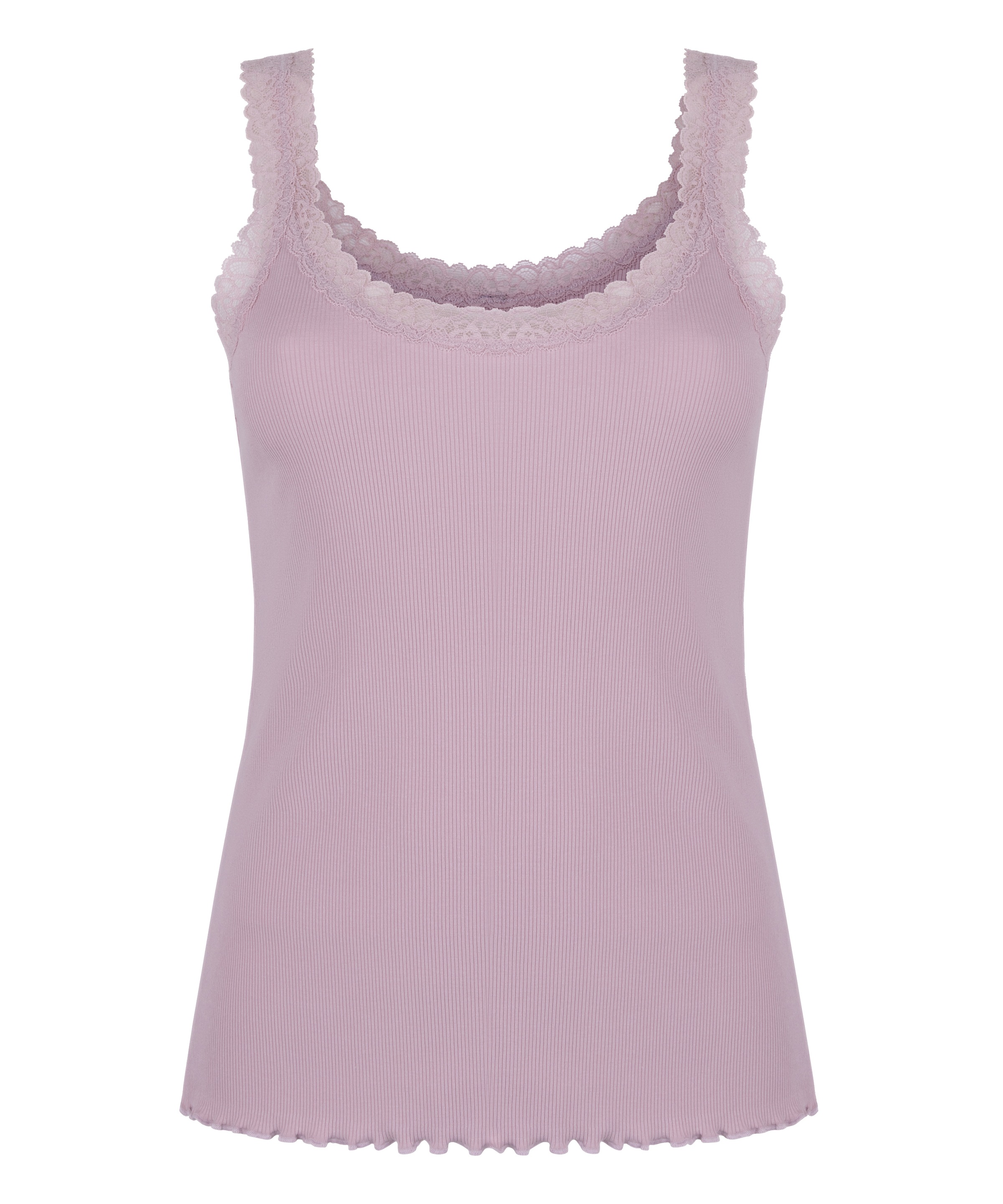 Hunkemöller Pyjama »Rippjersey-Top mit Spitze«