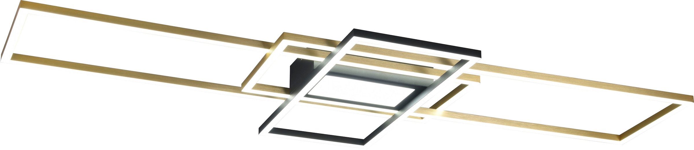 TRIO Leuchten LED Deckenleuchte »Irvine«, 1 flammig, Leuchtmittel LED-Board | LED fest integriert, Deckenlampe mit Fernbedienung, Lichtfarbe einstellbar, dimmbar, Memory