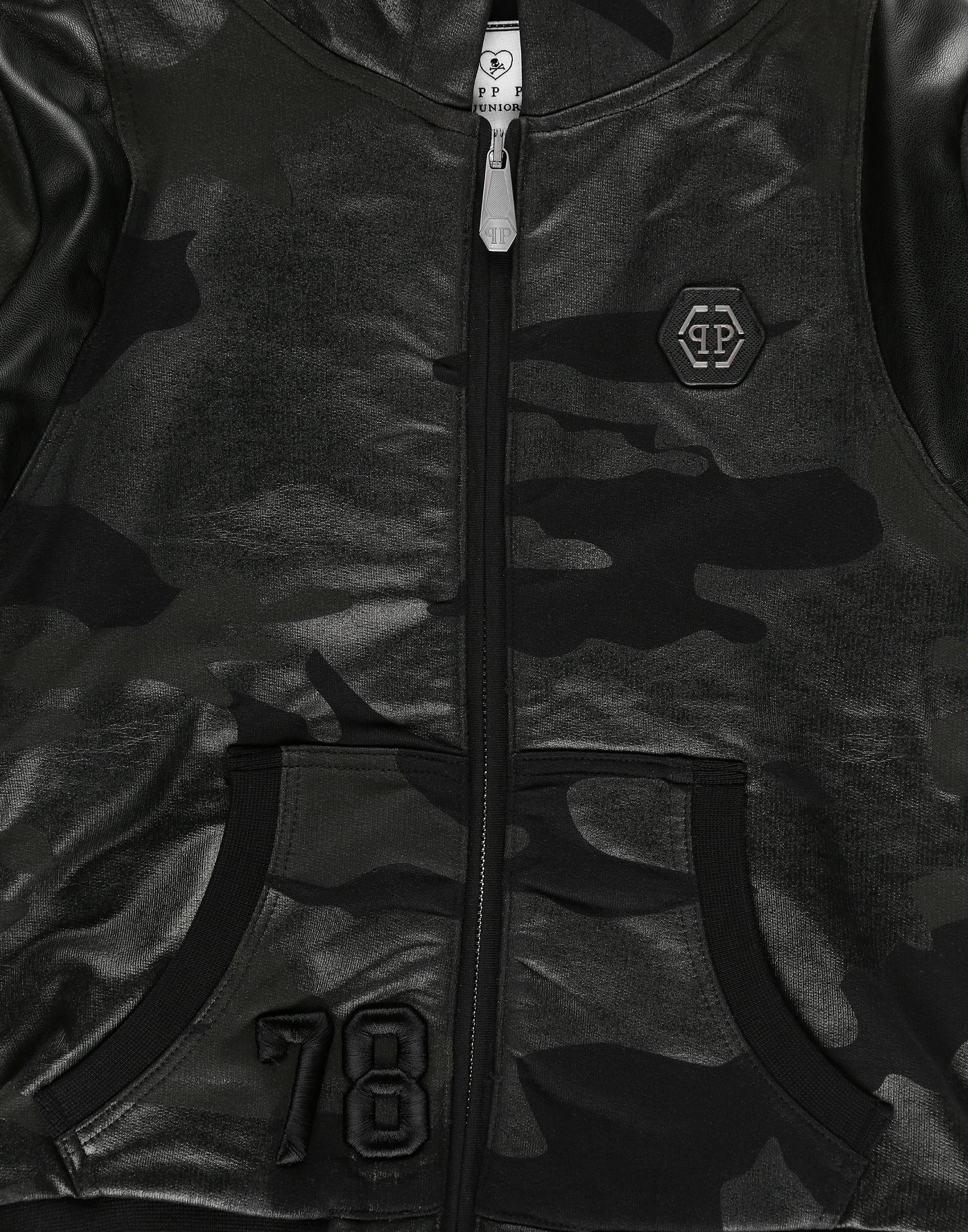 PHILIPP PLEIN Kapuzensweatjacke »Hoodie Sweatjacket Camouflage«