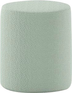 Vipack Polsterhocker "Moon, Hocker in rund, mit flauschigem Bouclé Stoff", günstig online kaufen
