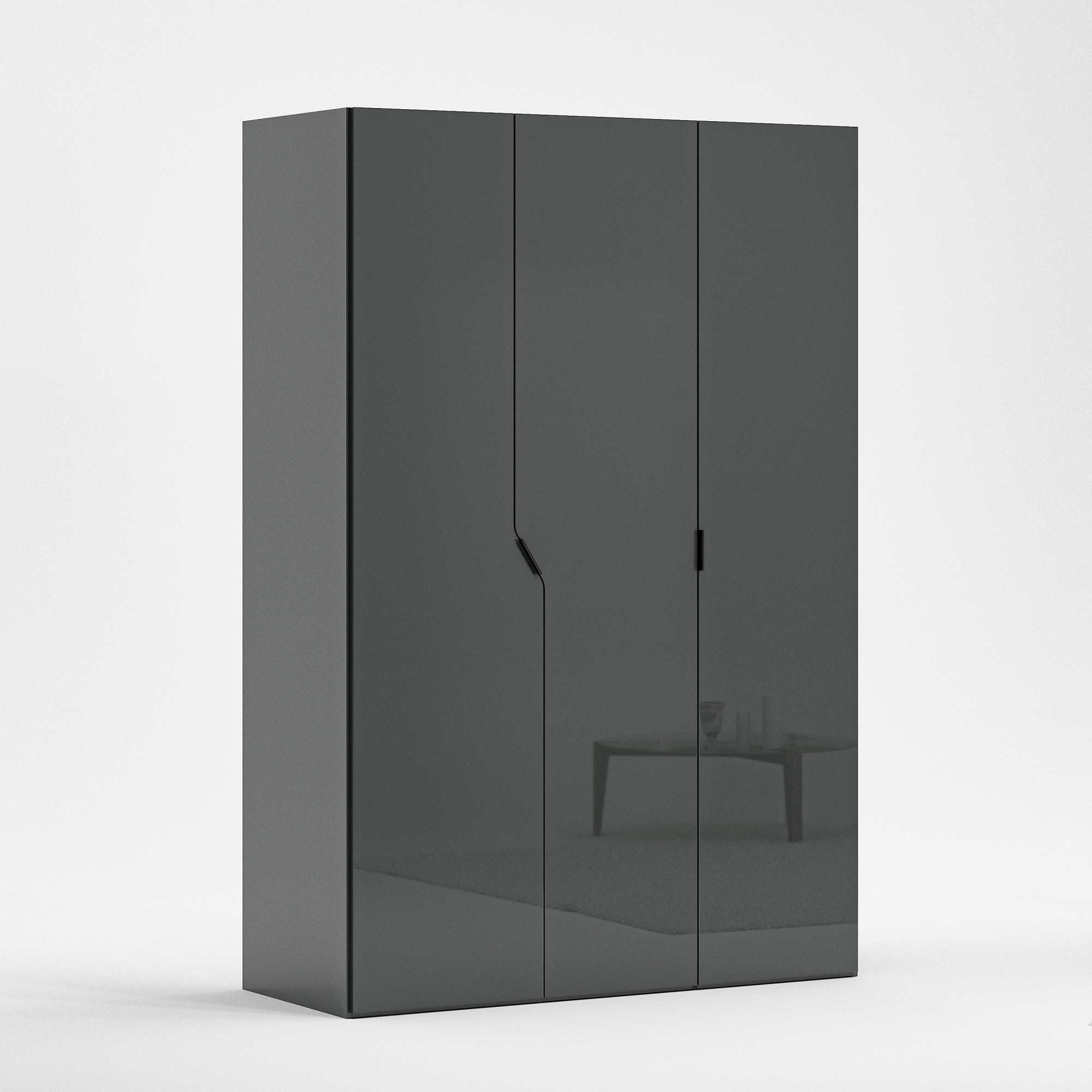 Home affaire Kleiderschrank "AMETISTA, Drehtürenschrank, designgeformten Fr günstig online kaufen