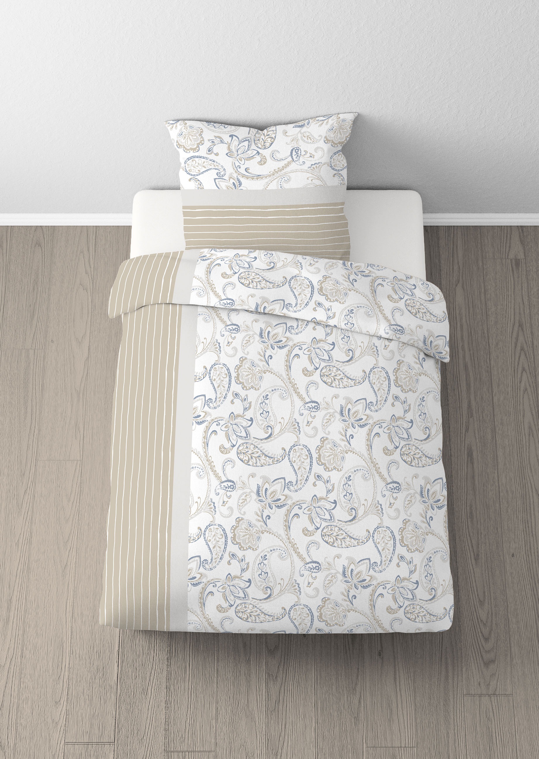 Castell - Markenbettwäsche Bettwäsche "0351110" 2 Stk. Poly-Cotton, wohlig günstig online kaufen