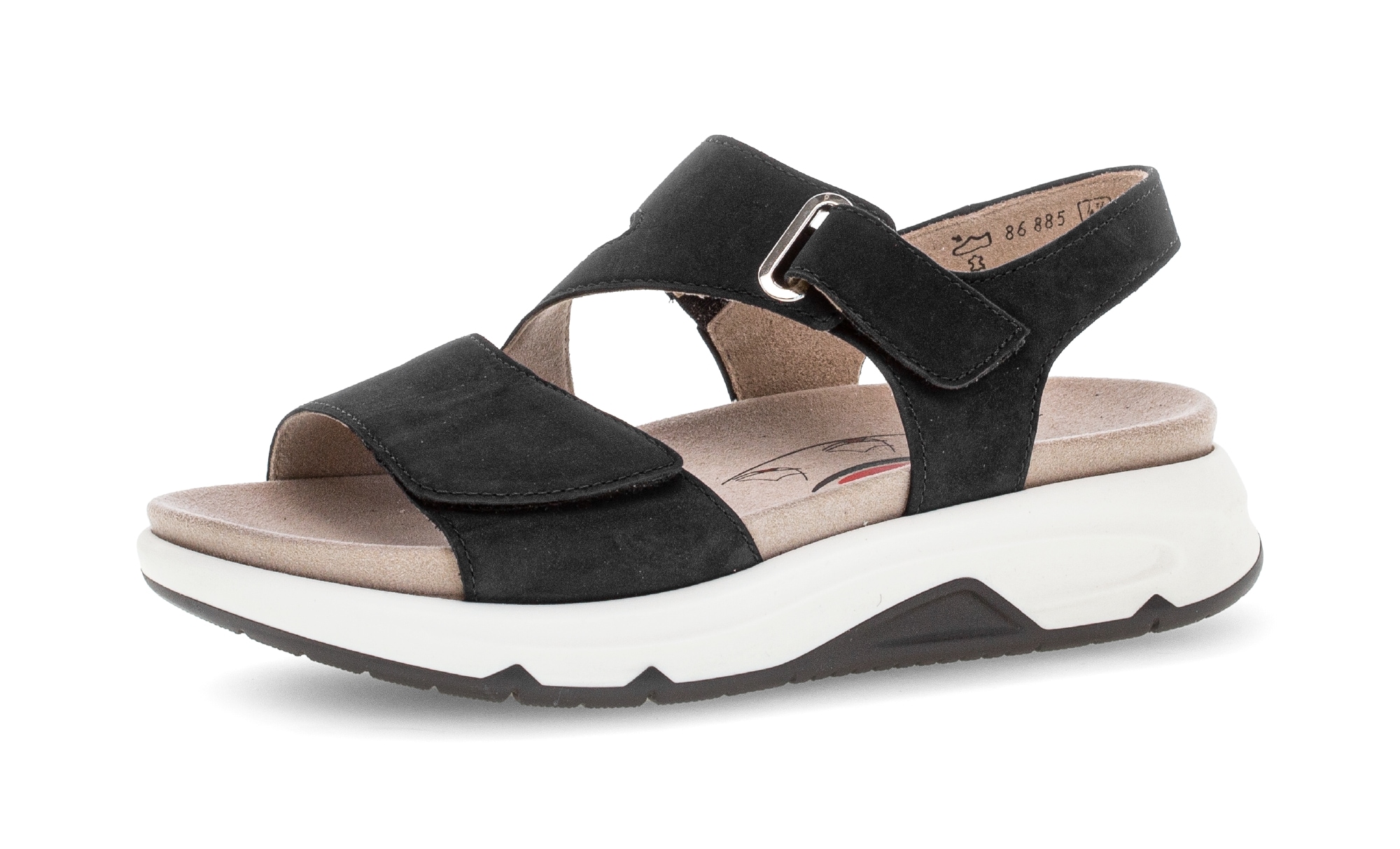 rollingsoft Sandalette Keilabsatz, Rimechensandale mit Klettverschlüssen, G günstig online kaufen