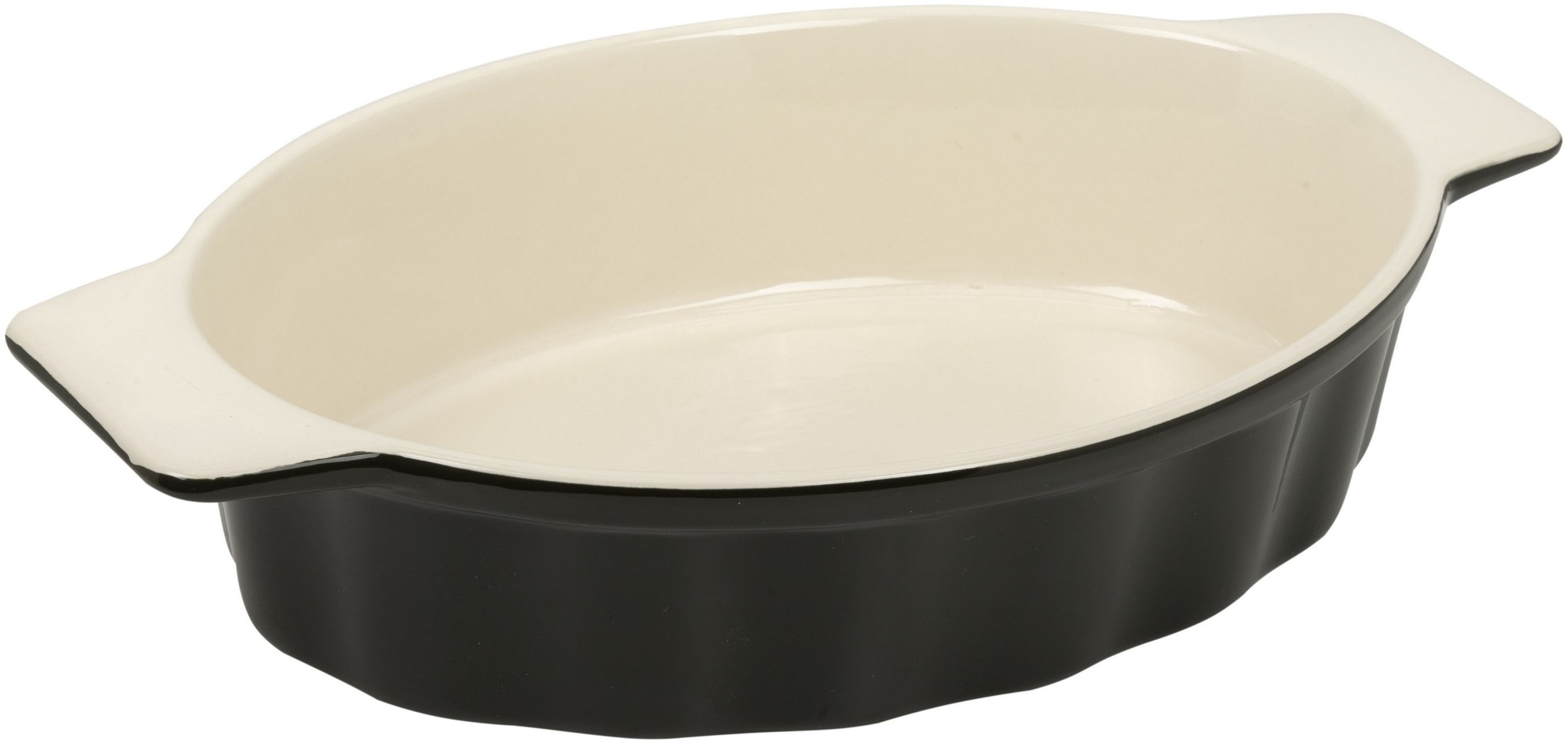 RESTO Kitchenware Auflaufform »Fornax Backform Lasagneform Ofenform, 1,9 Liter, Spülmaschinengeeignet«, Keramik, (1 St.), Oval aus Keramik, dunkelgrün, für Brot, Lasagne, Brownie, Kuchen