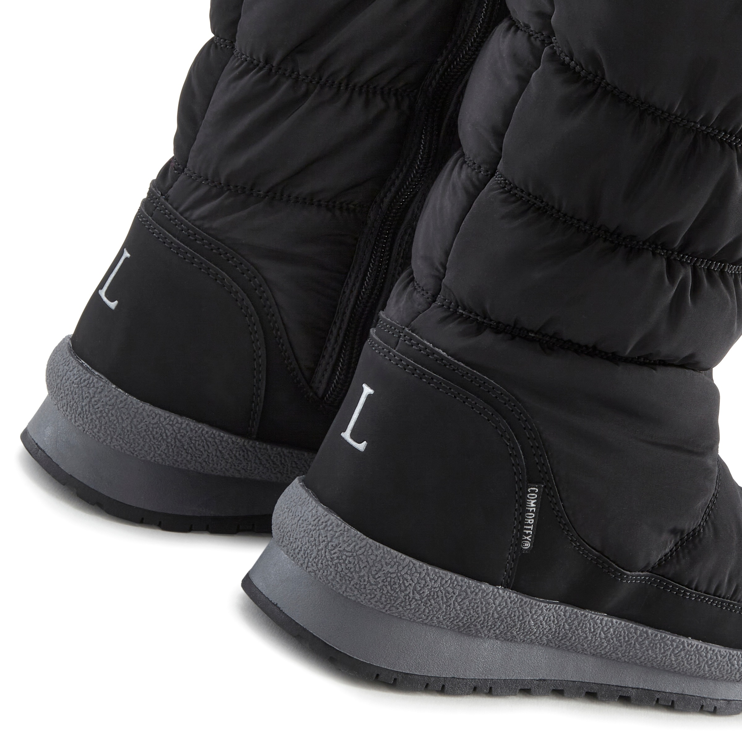 Winterstiefel LASCANA "Winterboots, Stiefelette, Schneestiefel", Damen, Gr. 42, schwarz, Obermaterial: 100% Textilmaterial. Decksohle: 100% Polyester. Futter: 100% Textilmaterial. Laufsohle: 100% Synthetik, unifarben mit Farbeinsätzen, Schuhe Winterstiefe 3