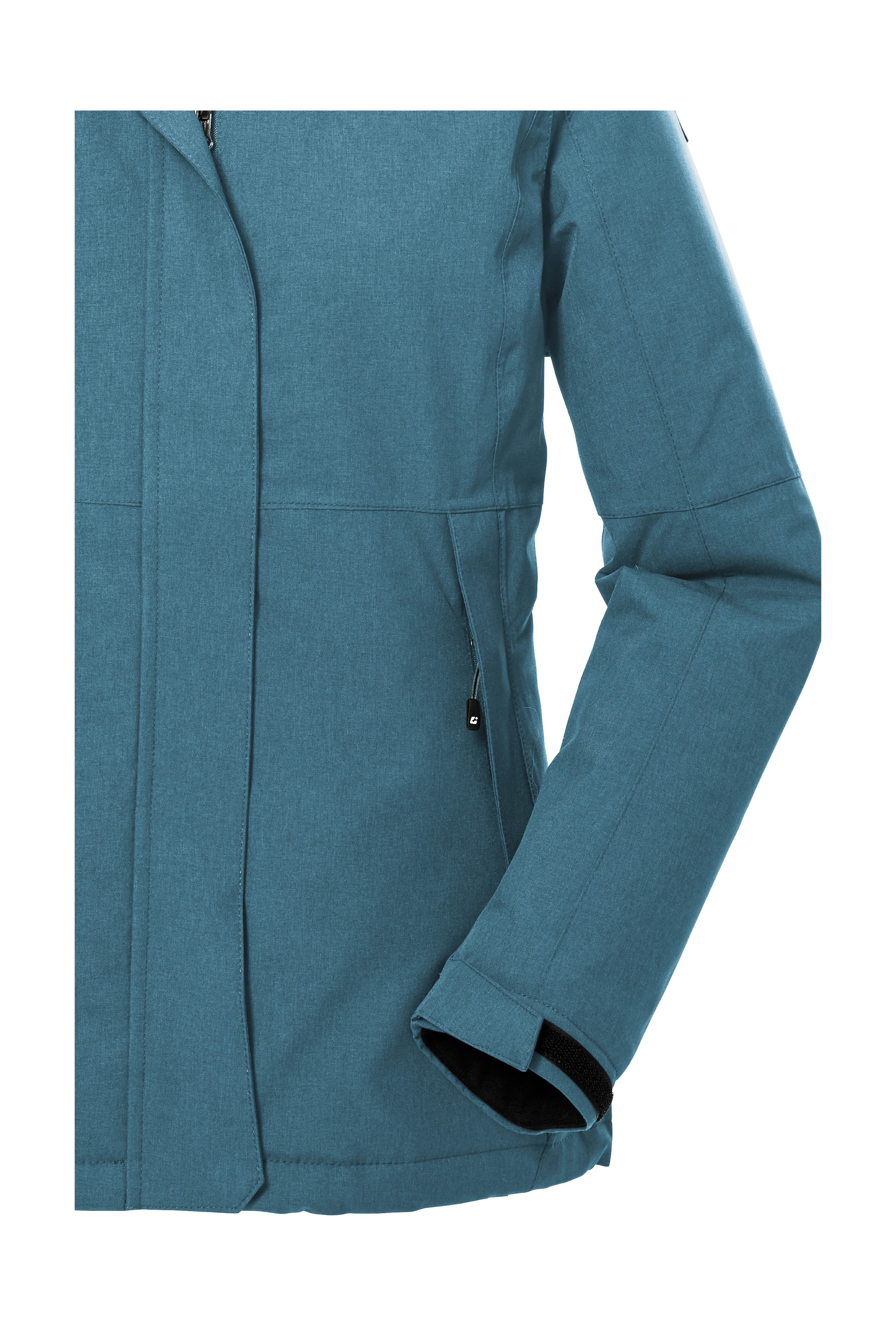 Killtec Outdoorjacke »KOW 37 WMN JCKT«, Wasserdichte Damen Funktionsjacke mit abnehmbarer Kapuze