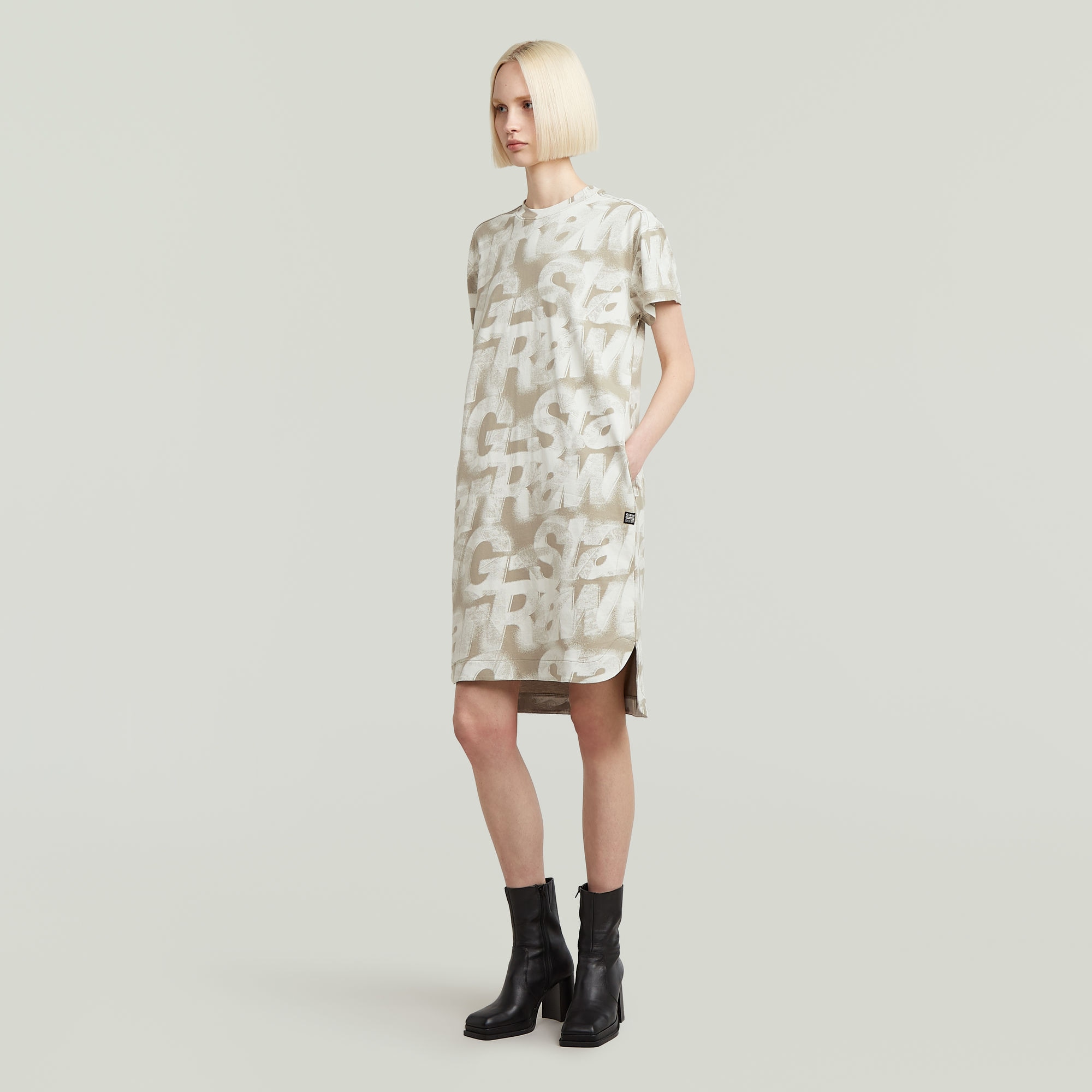 G-STAR Shirtkleid "Printed loose t-shirt dress", mit durchgängigem Print günstig online kaufen