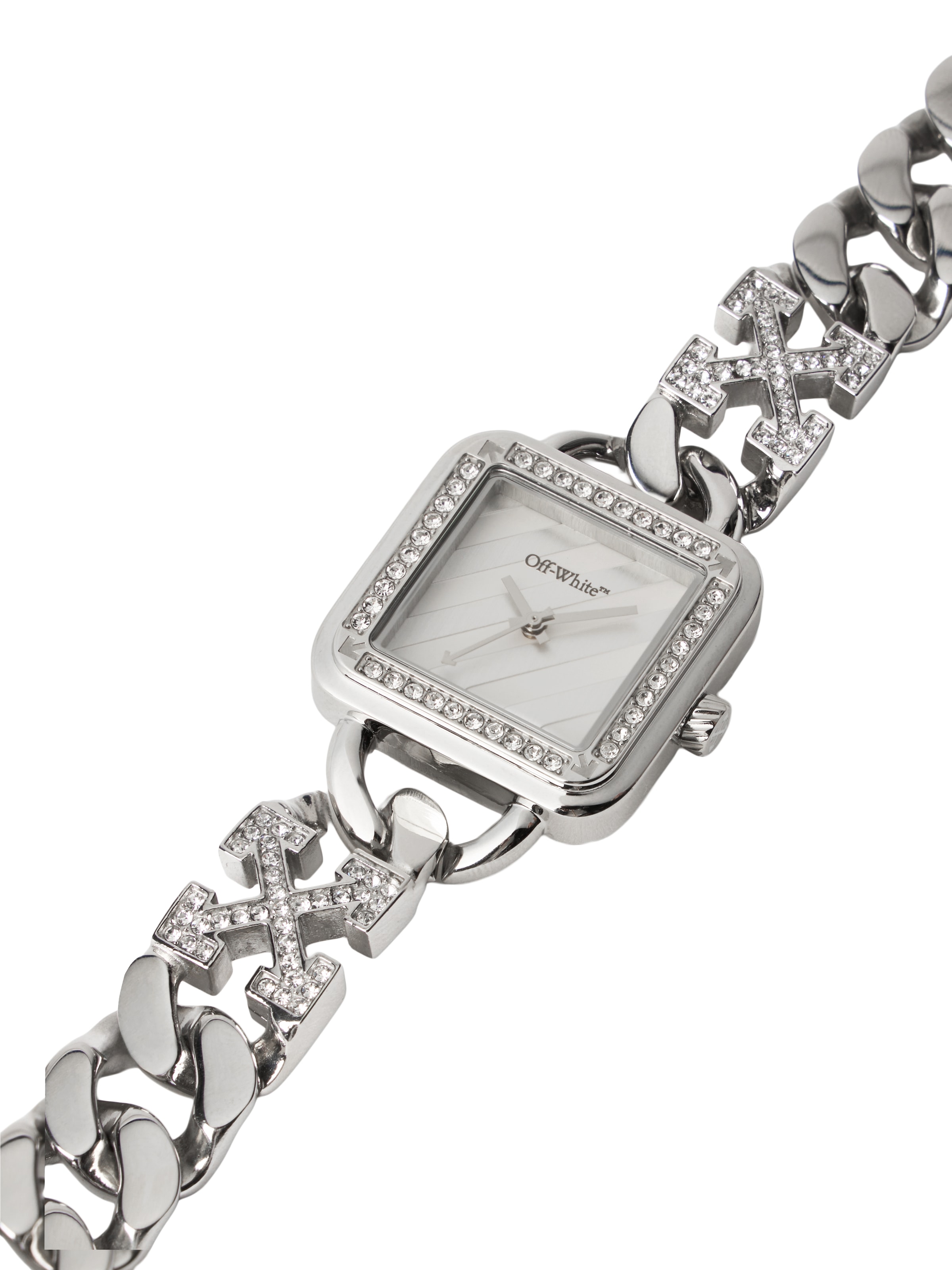 OFF-WHITE Quarzuhr »STREET BLING« Armbanduhr, Damenuhr, Edelstahlarmband, analog