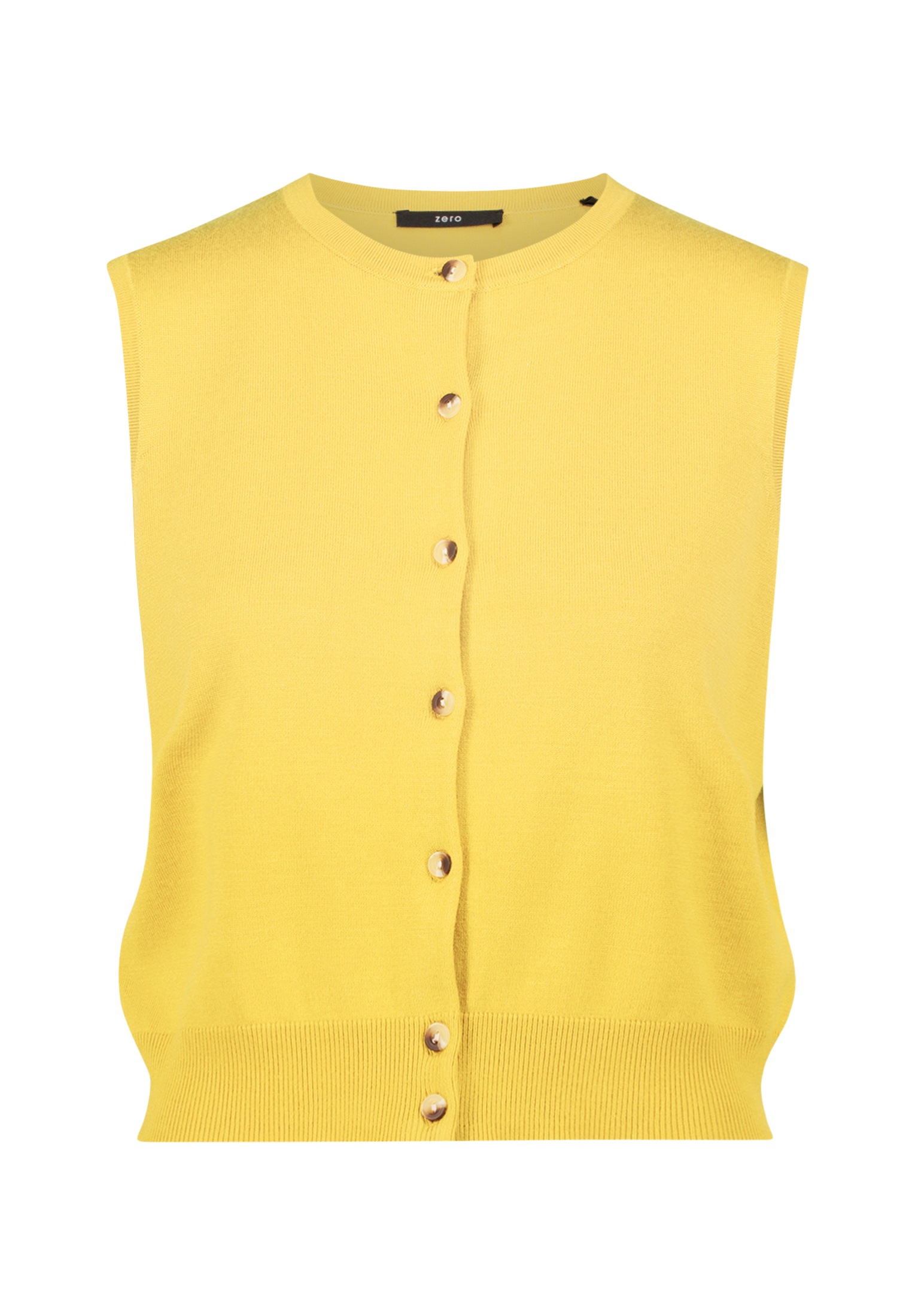 Zero Strickjacke "zero Damen Feinstrickweste mit Knopfleiste", Knopfleiste günstig online kaufen