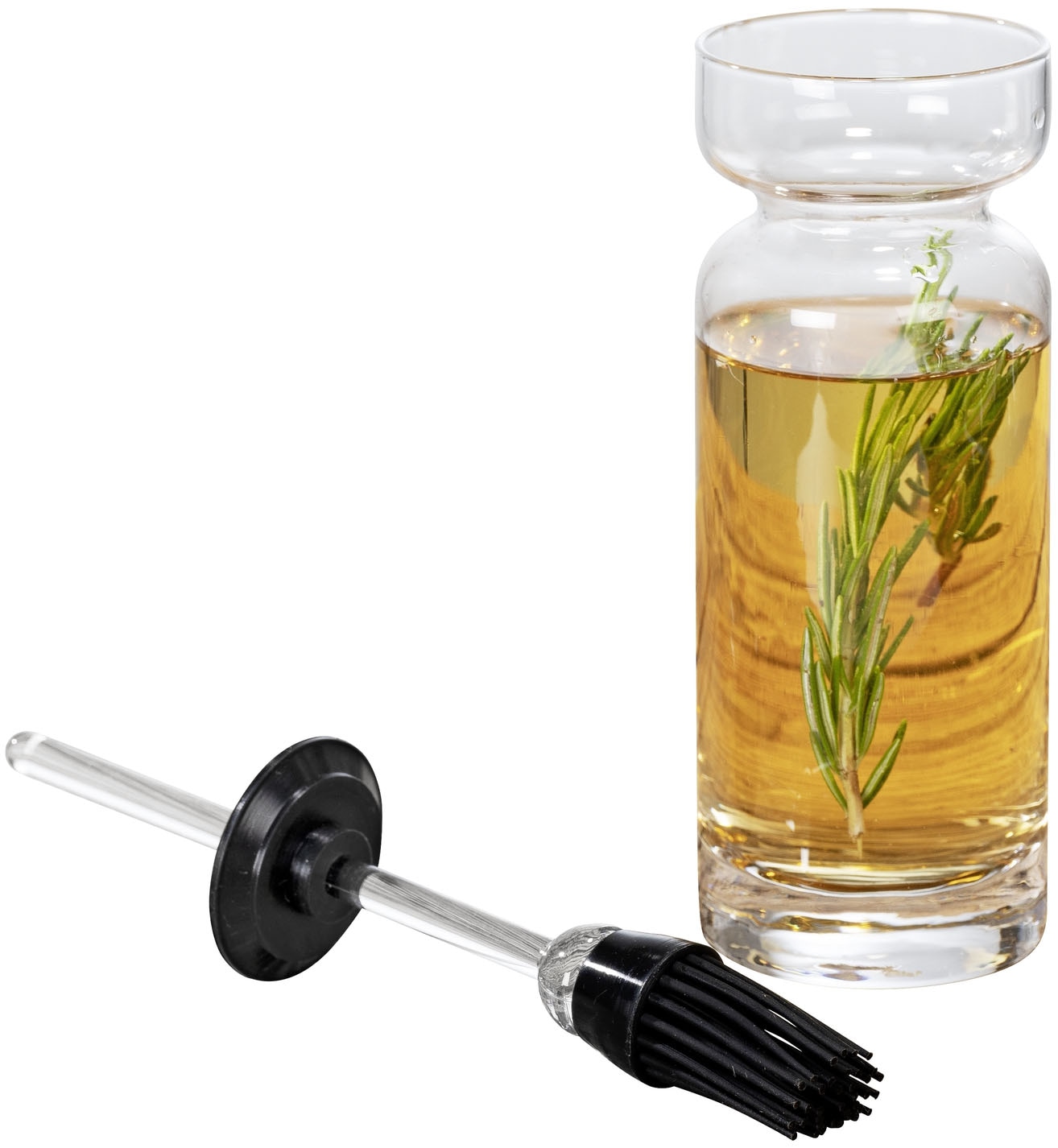 WENKO Marinadenpinsel »Modell Marta« Marinadenglas mit Silikonpinsel, ideal beim Kochen & am Grill