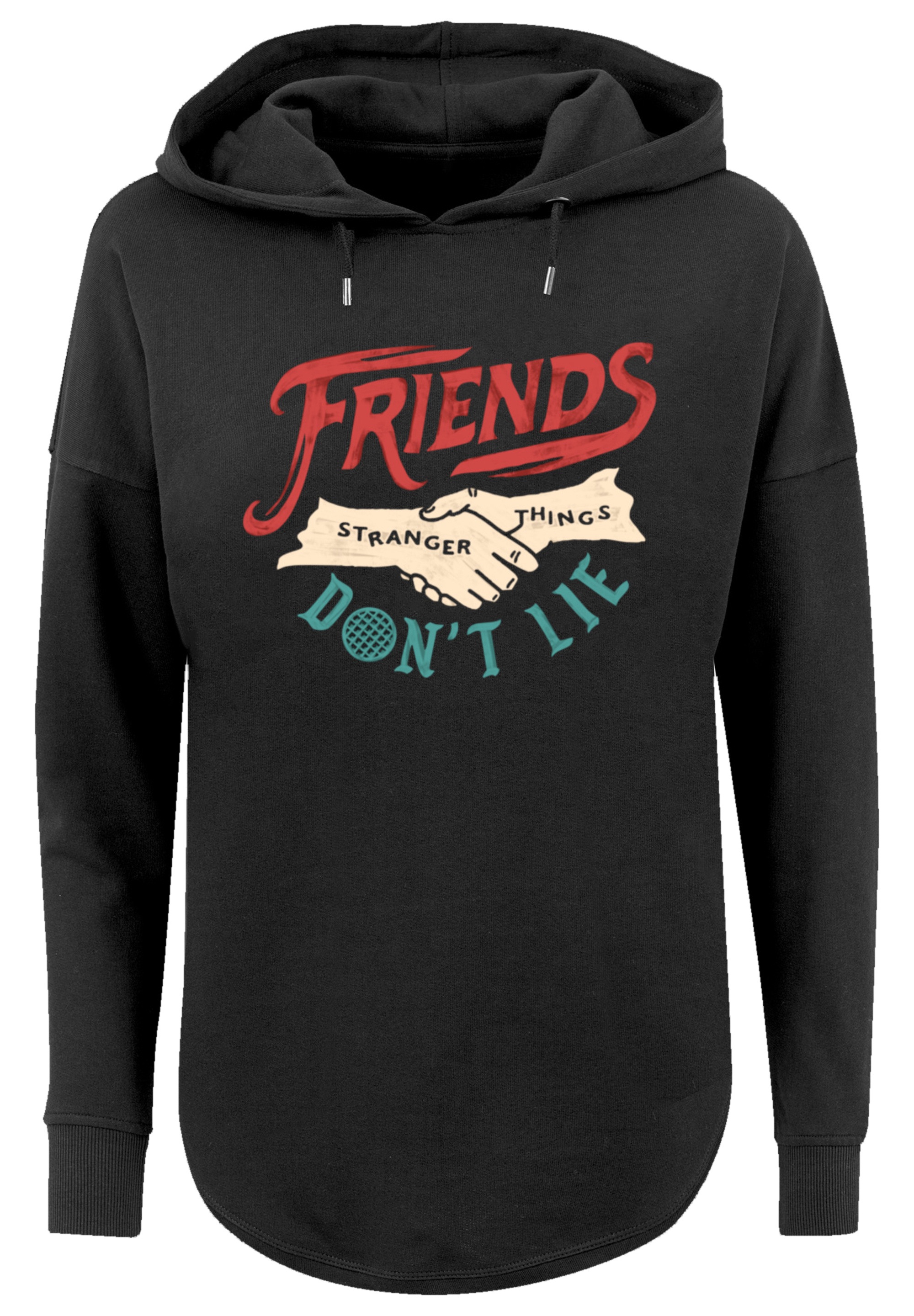 F4NT4STIC Kapuzenpullover »Stranger Things Friends Dont Lie Hands«, Premium Qualität