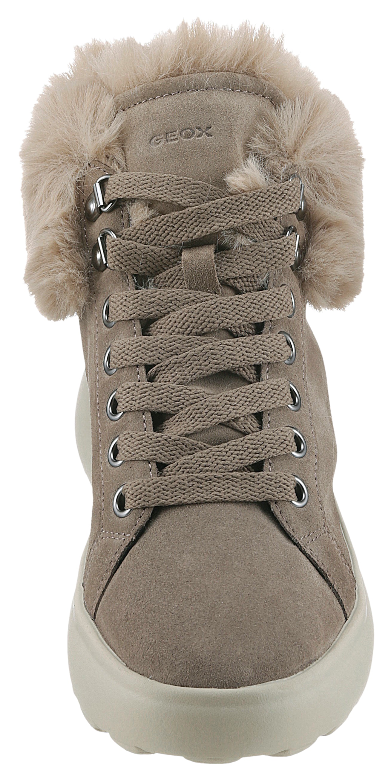 Geox Winterboots »D SPHERICA«, High Top Sneaker, Schnürboots, Winterboots mit Plateausohle