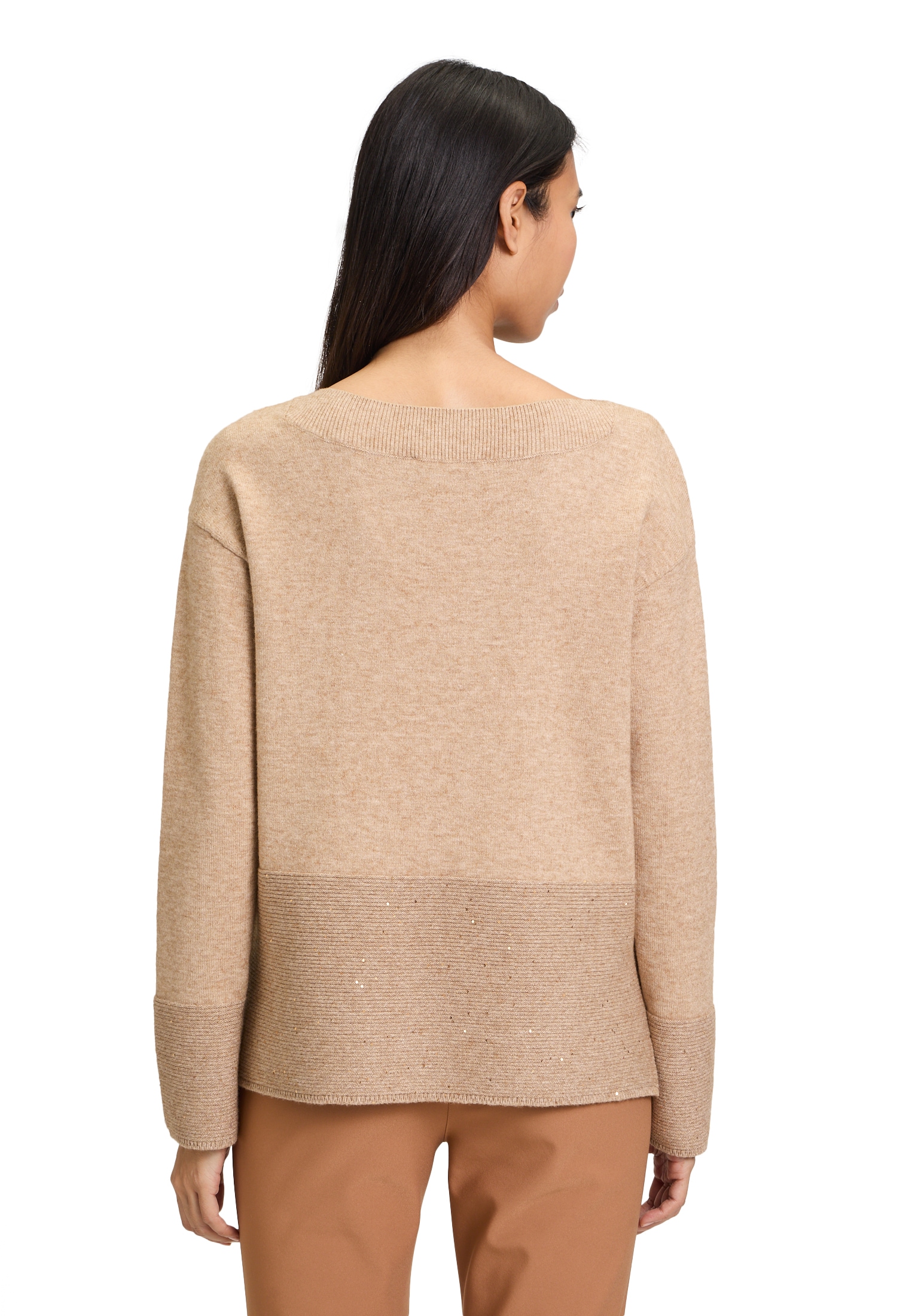 Betty Barclay Strickpullover »Betty Barclay Damen Strickpullover langarm«, (1 tlg.), Pailletten