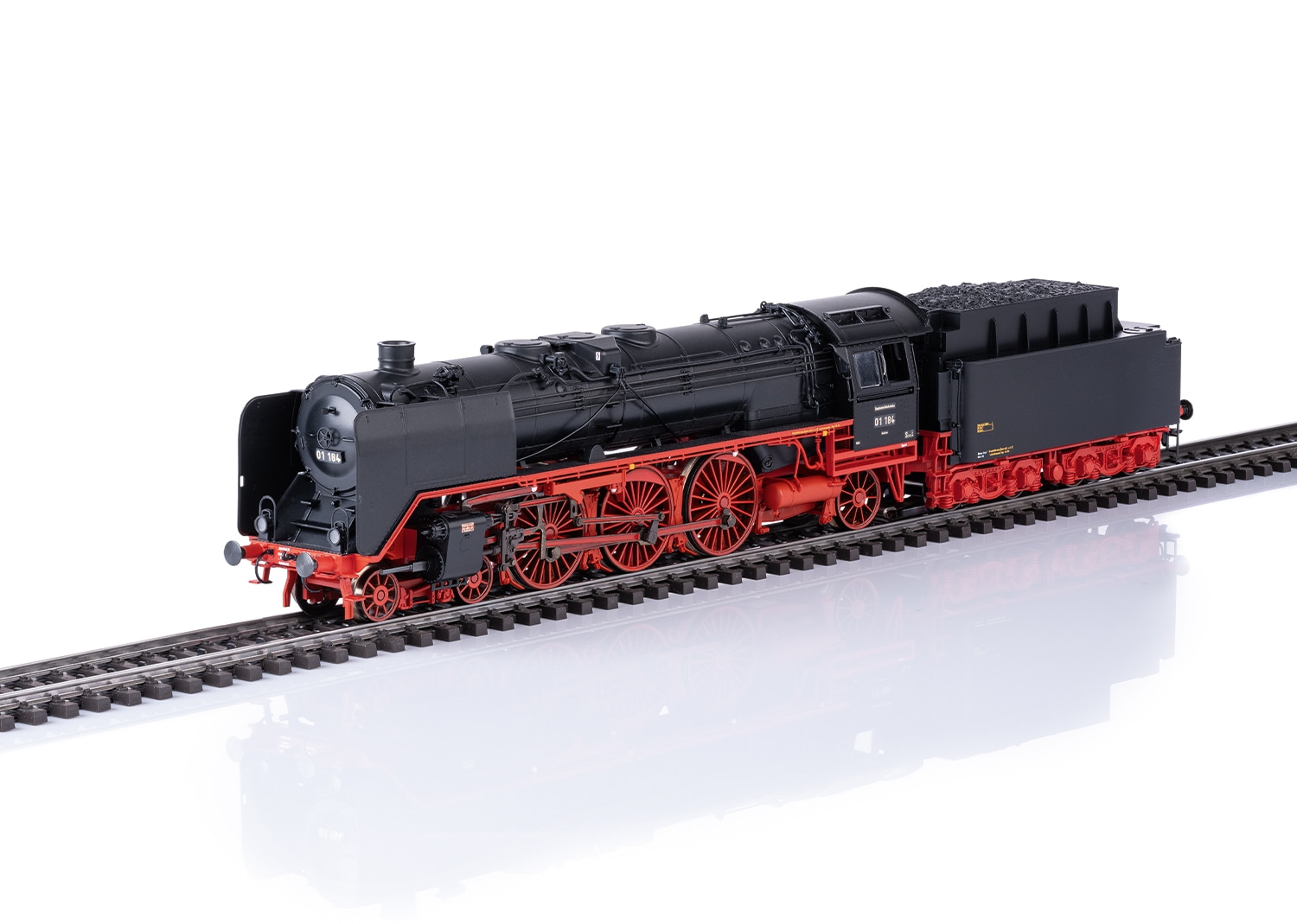 MÄRKLIN Kinder Dampflokomotive "Baureihe 01 - 39003"schwarz, Kunststoff, Metall, Modelleisenbahn-Fahrzeuge, mit Sound; Made in Europe