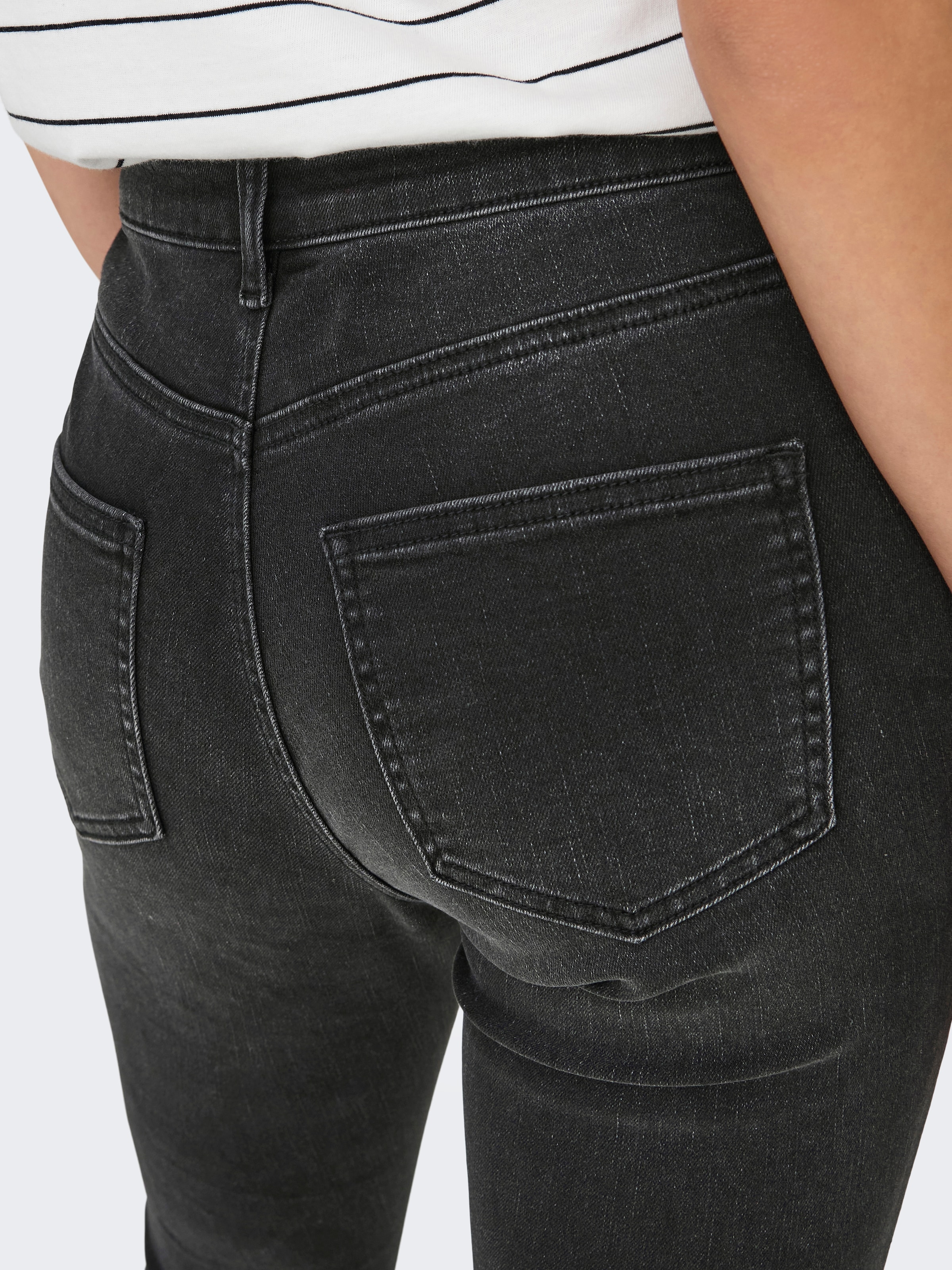 ONLY Skinny-fit-Jeans »ONLMIA MID WAIST BUTTON SK RW ANK BOX«