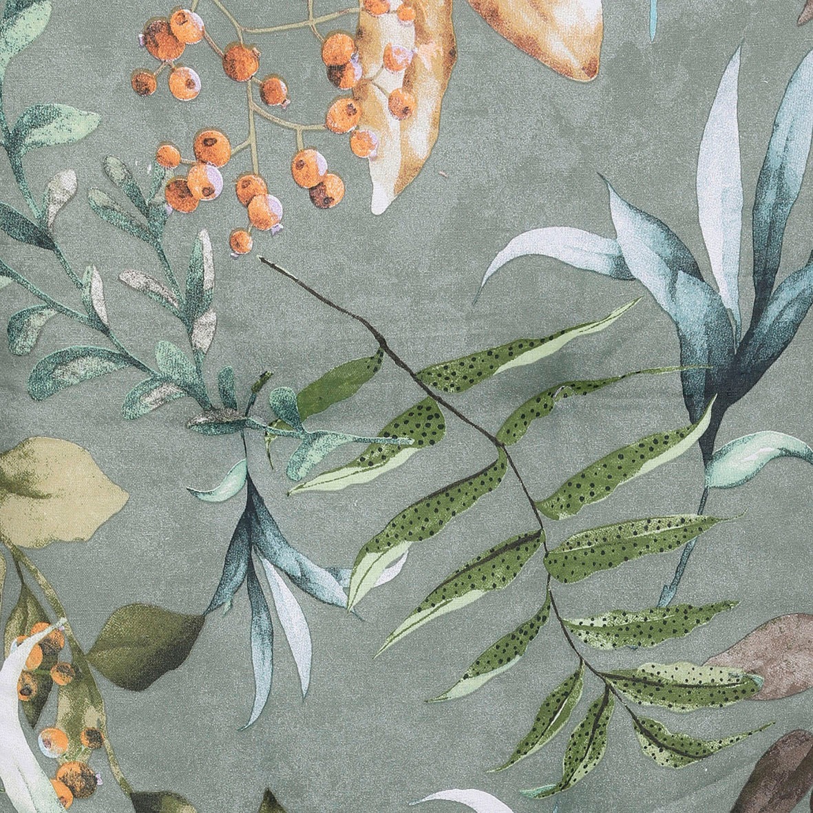 GO-DE Liegenauflage Blätter / Beeren grün - Maße BxLxH ca.: 60 cm x 190 cm günstig online kaufen