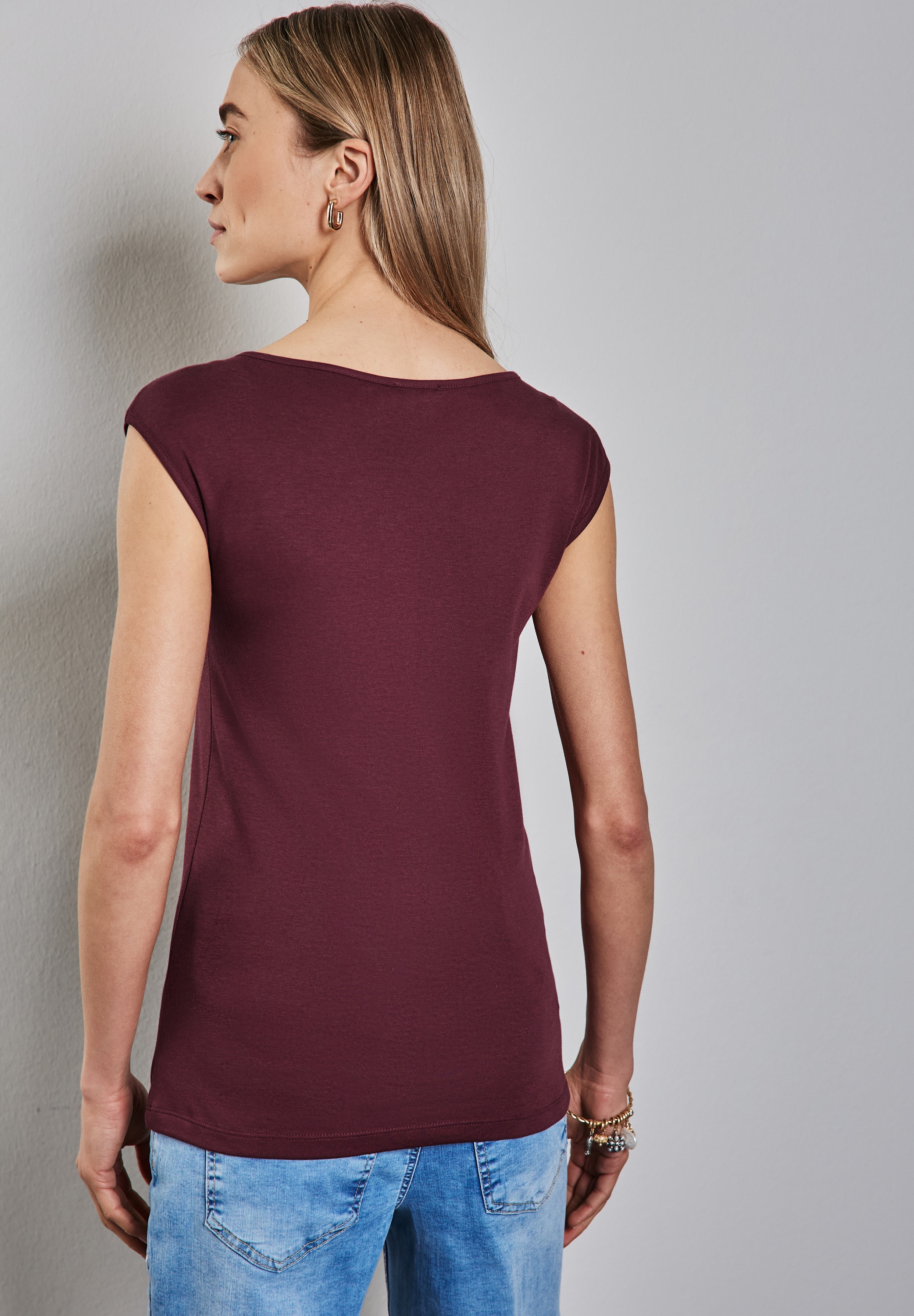 STREET ONE T-Shirt, im soften Baumwoll-Mix