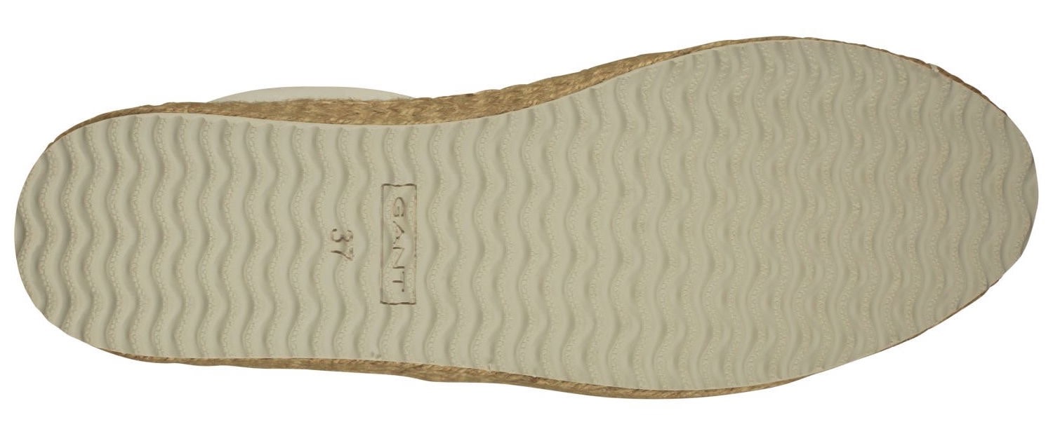 Gant Espadrille »Raffiaville«, Halbschuh, Schlupfschuh, Freizeitschuh mit Juterand