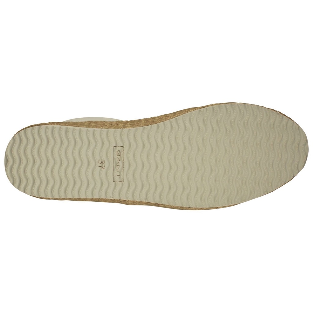 Gant Espadrille »Raffiaville«, Halbschuh, Schlupfschuh, Freizeitschuh mit Juterand