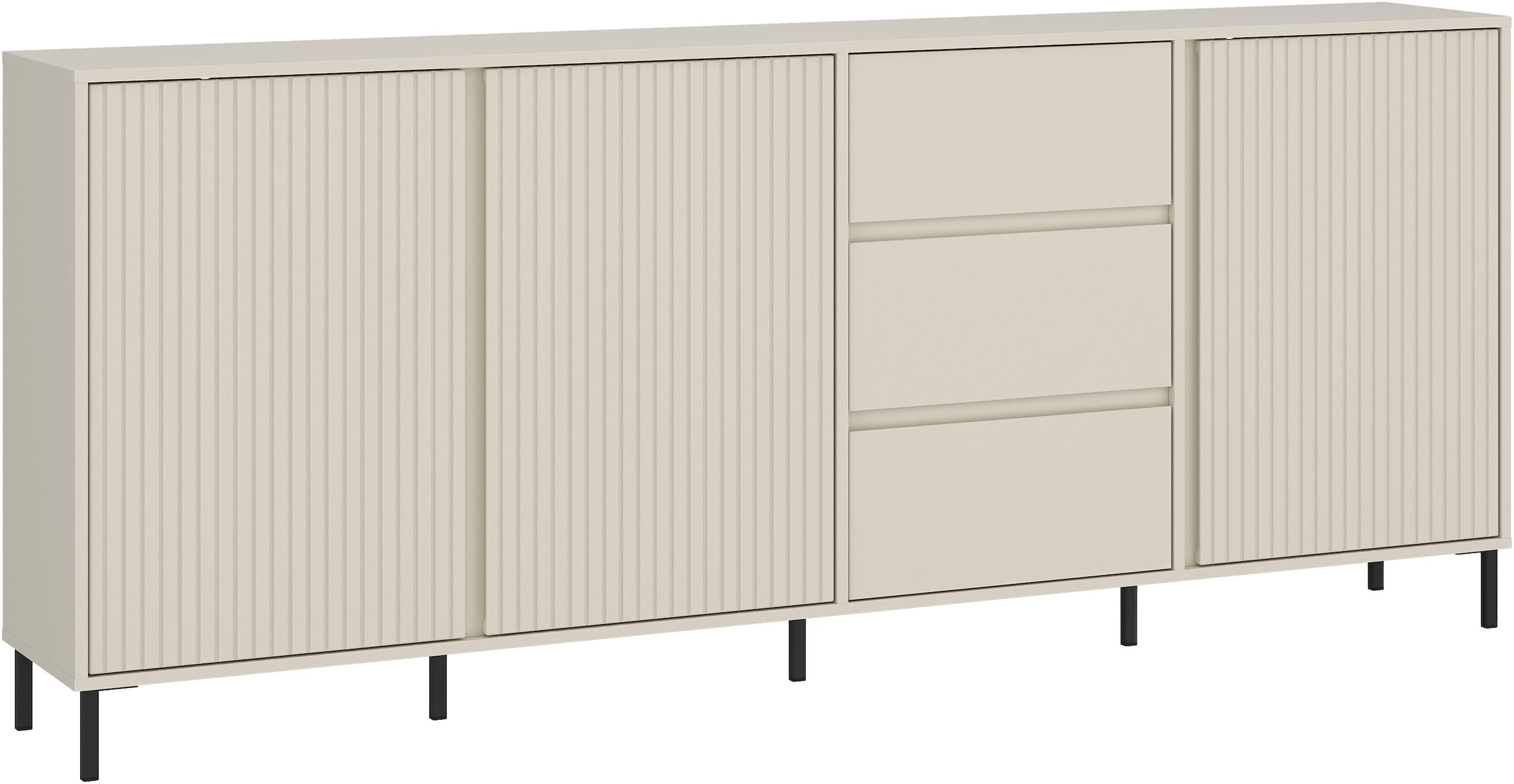 Home affaire Sideboard "viel Stauraum, Soft Close, 3 Türen und 3 Schubkaste günstig online kaufen