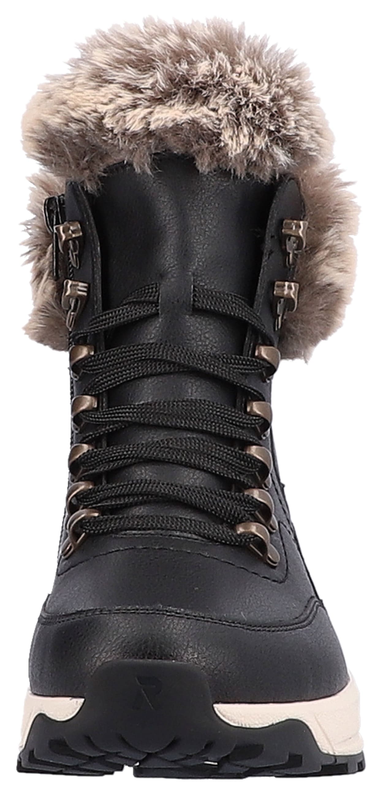 Rieker EVOLUTION Winterboots, Hightop Sneaker, Schnürboots, Winterschuh mit Lammwollfutter