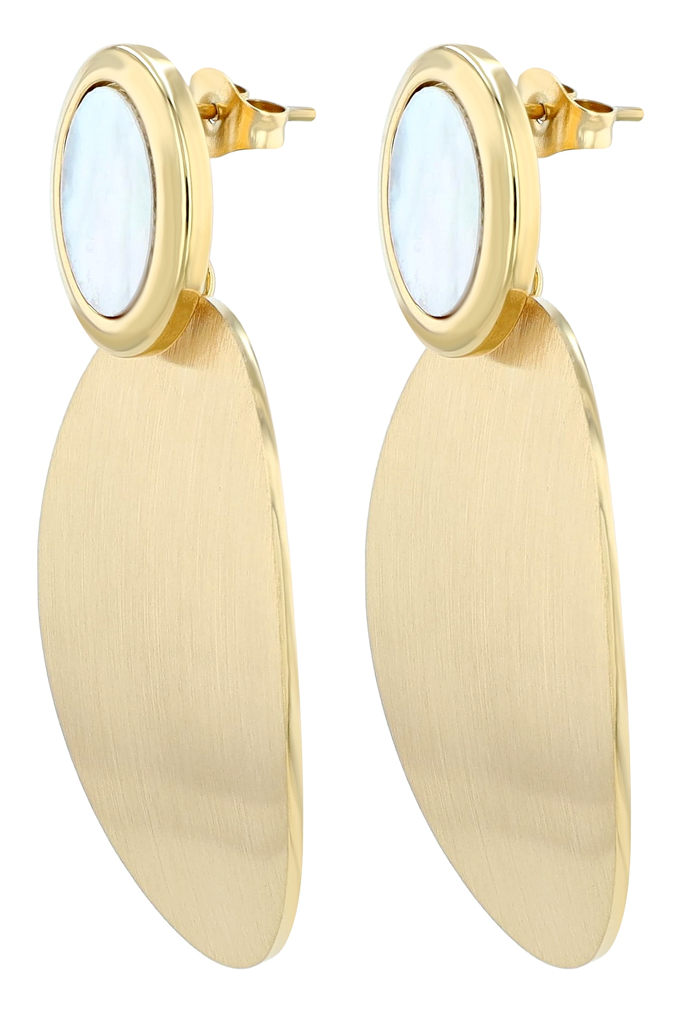 Adelia´s Paar Ohrhänger "Damen Ohrringe – Ohrstecker aus Edelstahl mit Perl günstig online kaufen