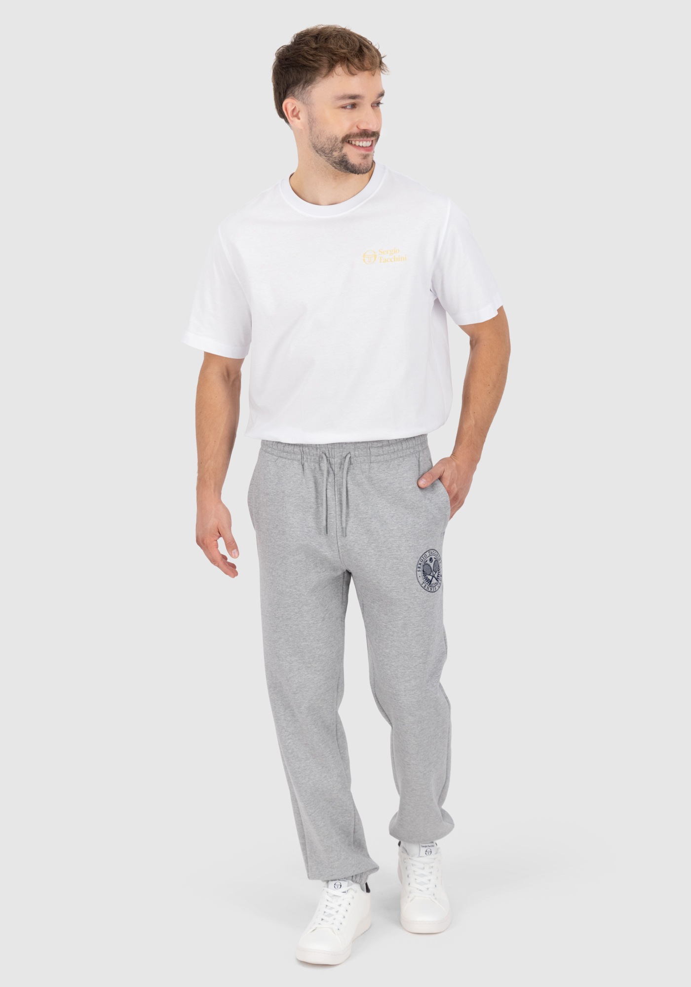 Sergio Tacchini Jogginghose »CIRCOLO FLEECE PANTS Herren«, Trainingshose Herren, Jogginghose, Retro, Sporthose, Streetwear, Sale