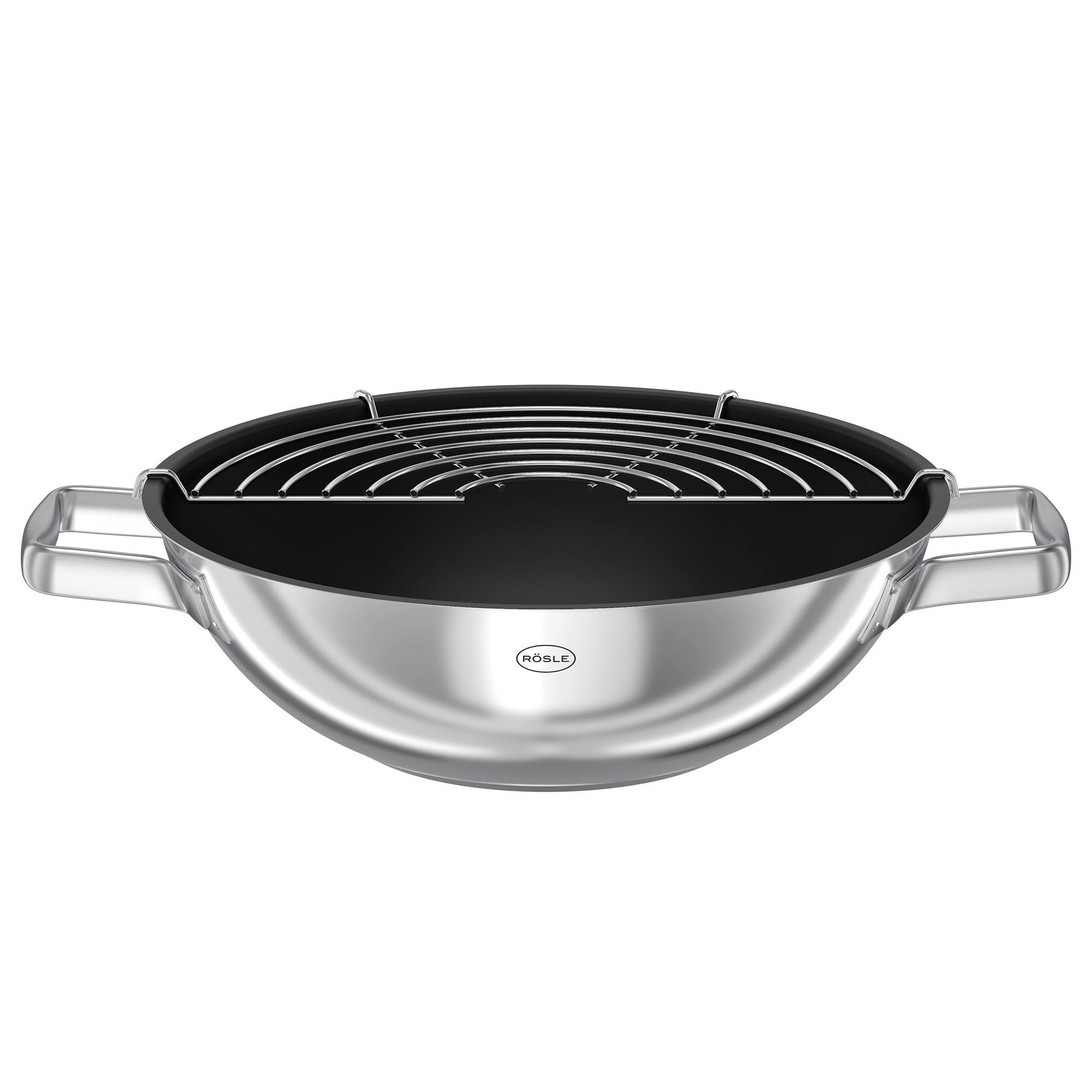 RÖSLE Wok »MOMENTS Ø 28 cm m. Deckel  ProPlex« Edelstahl 18/10 1 tlg. tlg.