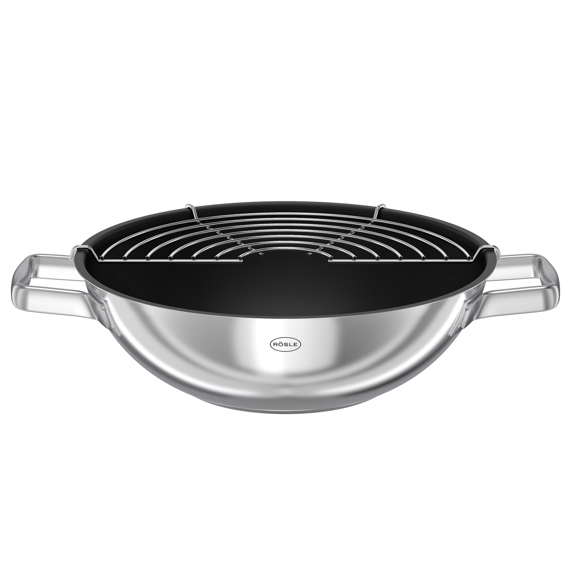 RÖSLE Wok "MOMENTS Ø 28 cm m. Deckel ProPlex" Edelstahl 18/10 1 tlg. tlg.