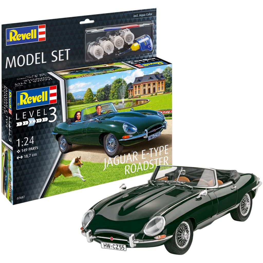 Revell® Modellbausatz »Jaguar E-Type Roadster«, 1:24