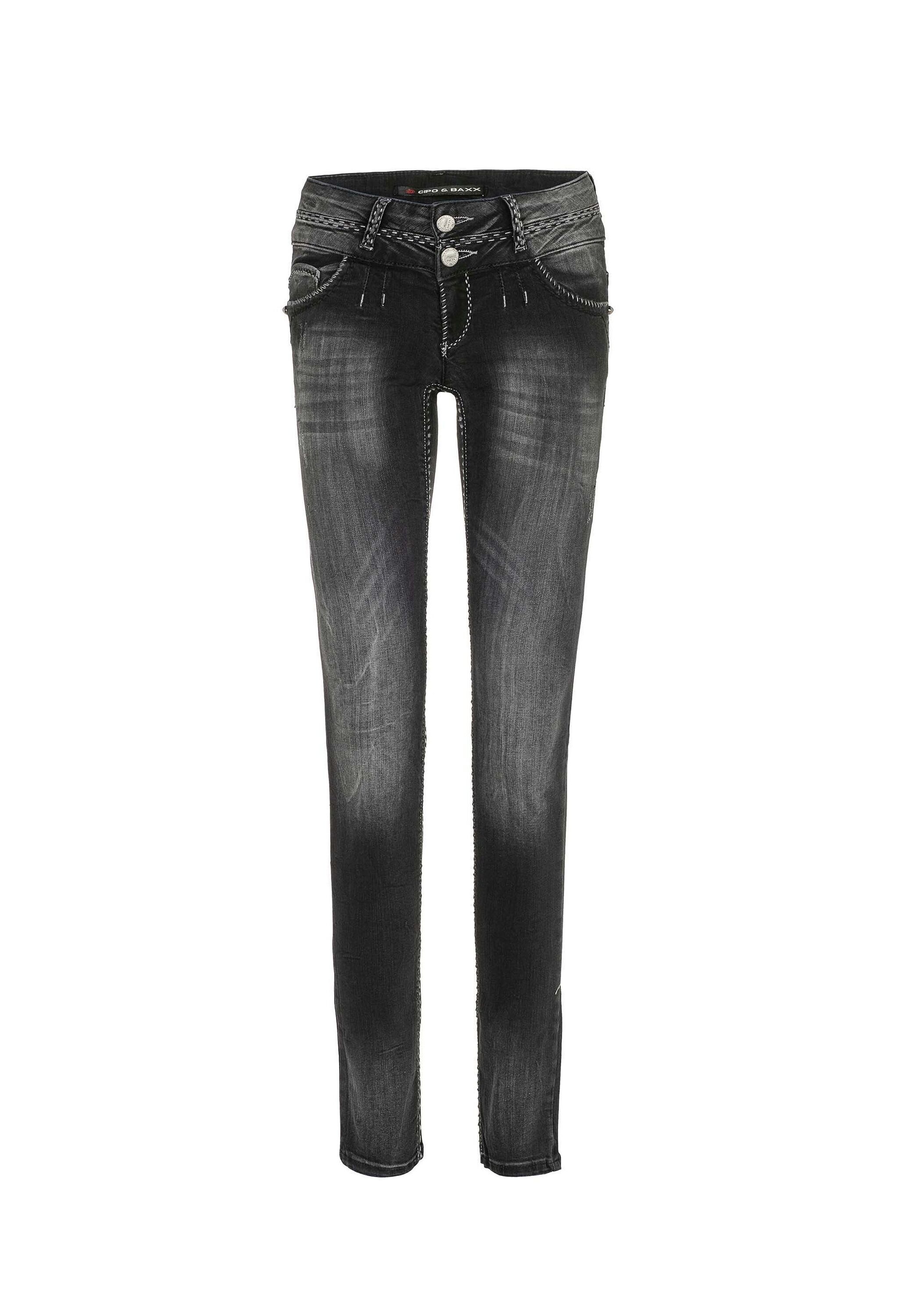 Cipo & Baxx 5-Pocket-Jeans »Jeans«, in Slim-Fit, CBW-0655