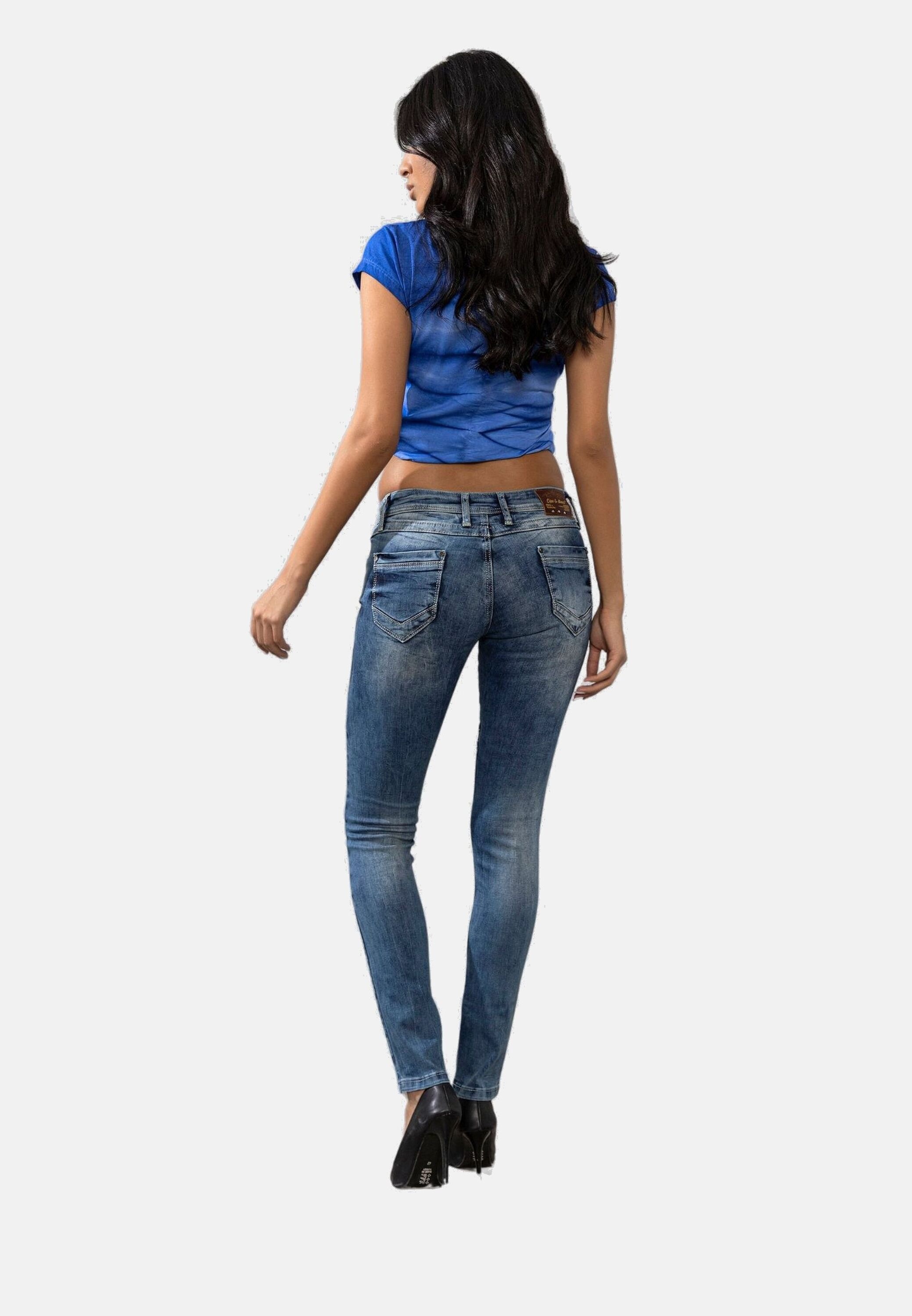 Cipo & Baxx Skinny-fit-Jeans "Jeans", mit tollen Abnähern, WD168 günstig online kaufen