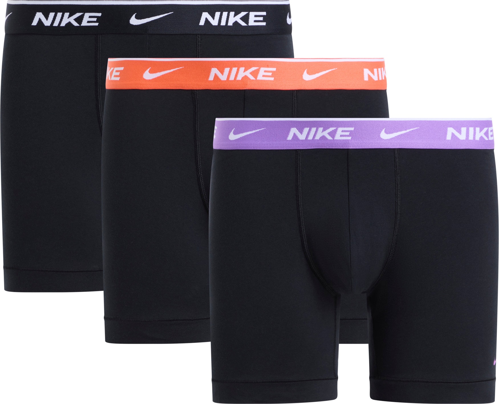 NIKE Underwear "BOXER BRIEF 3PK" Packung, 3er, 3 Stk. mit Logo-Elastikbund