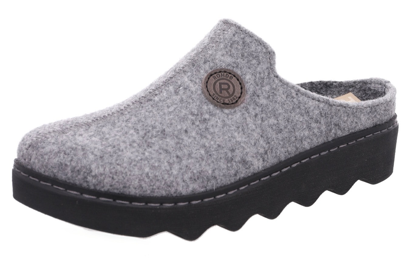 Rohde Pantolette "Foggia-D" Hausschuh, Schlappen, Clog, Homeslipper Mit Profilsohle