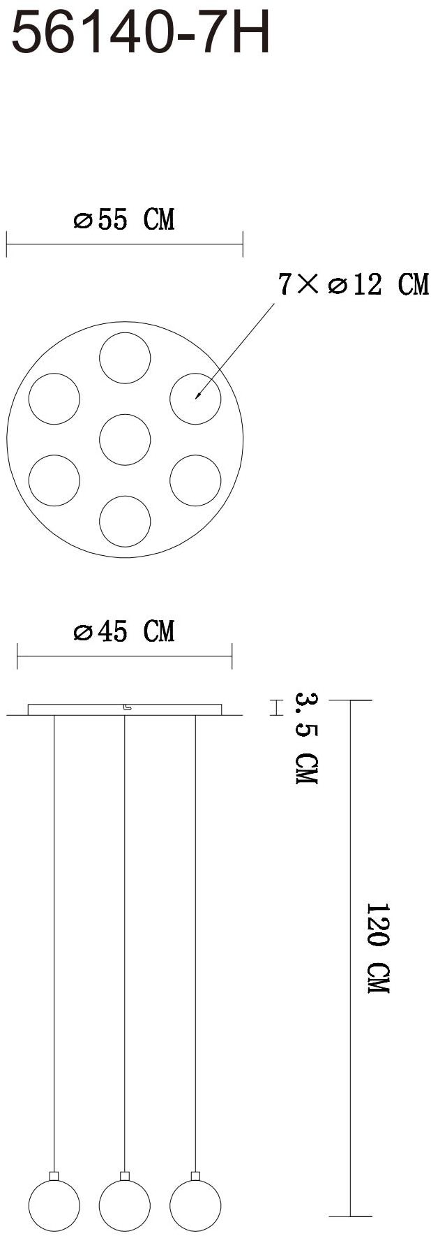 GLOBO LIGHTING Hängeleuchte »RIHA«, Leuchtmittel G9 | Leuchtmittel wechselbar, Hängelampe/Pendelleuchte/Esszimmer/Wohnzimmer/Esstisch