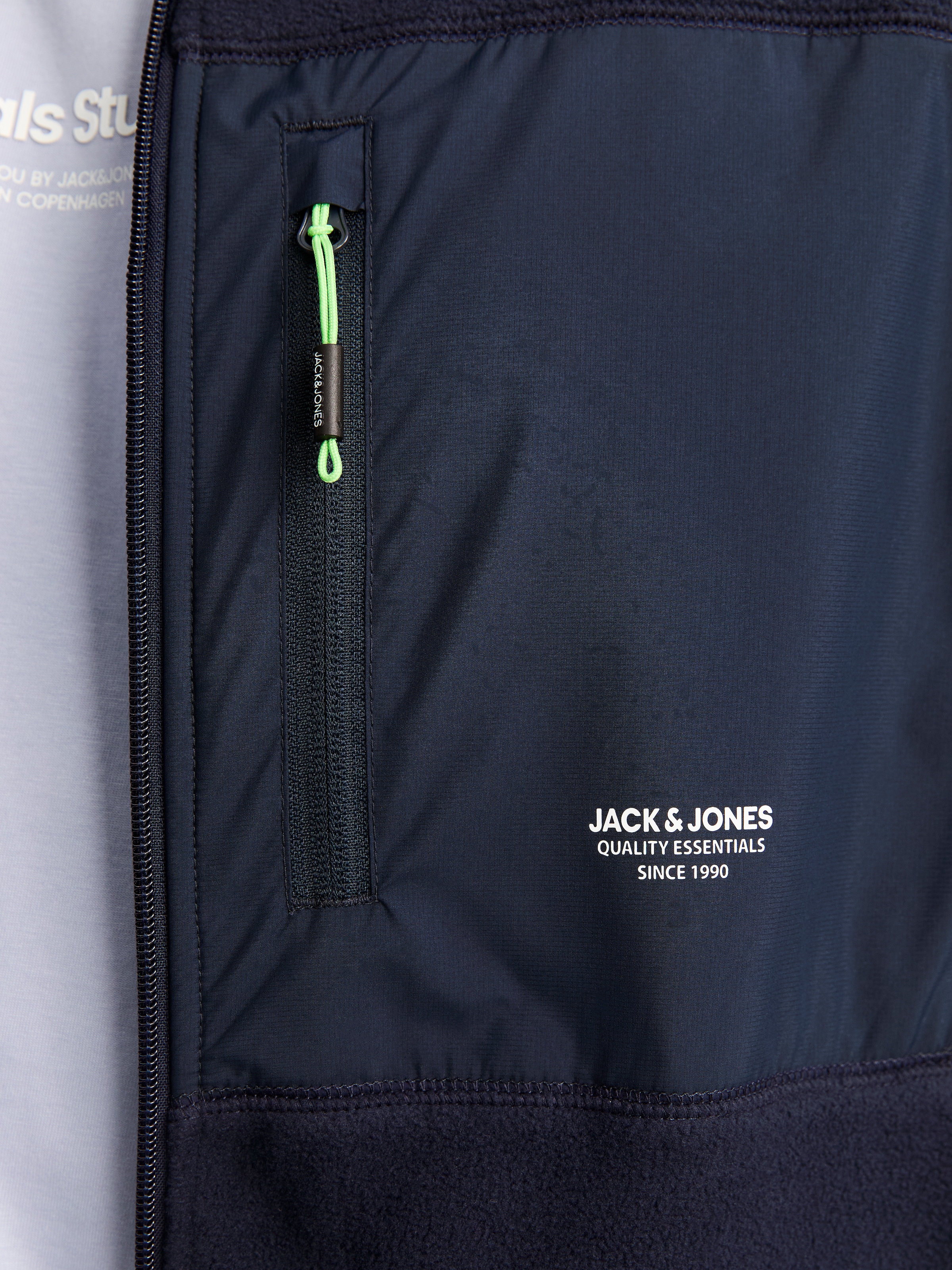 Jack & Jones PlusSize Fleecejacke »JJTHEO FLEECE JACKET PLS«, ohne Kapuze