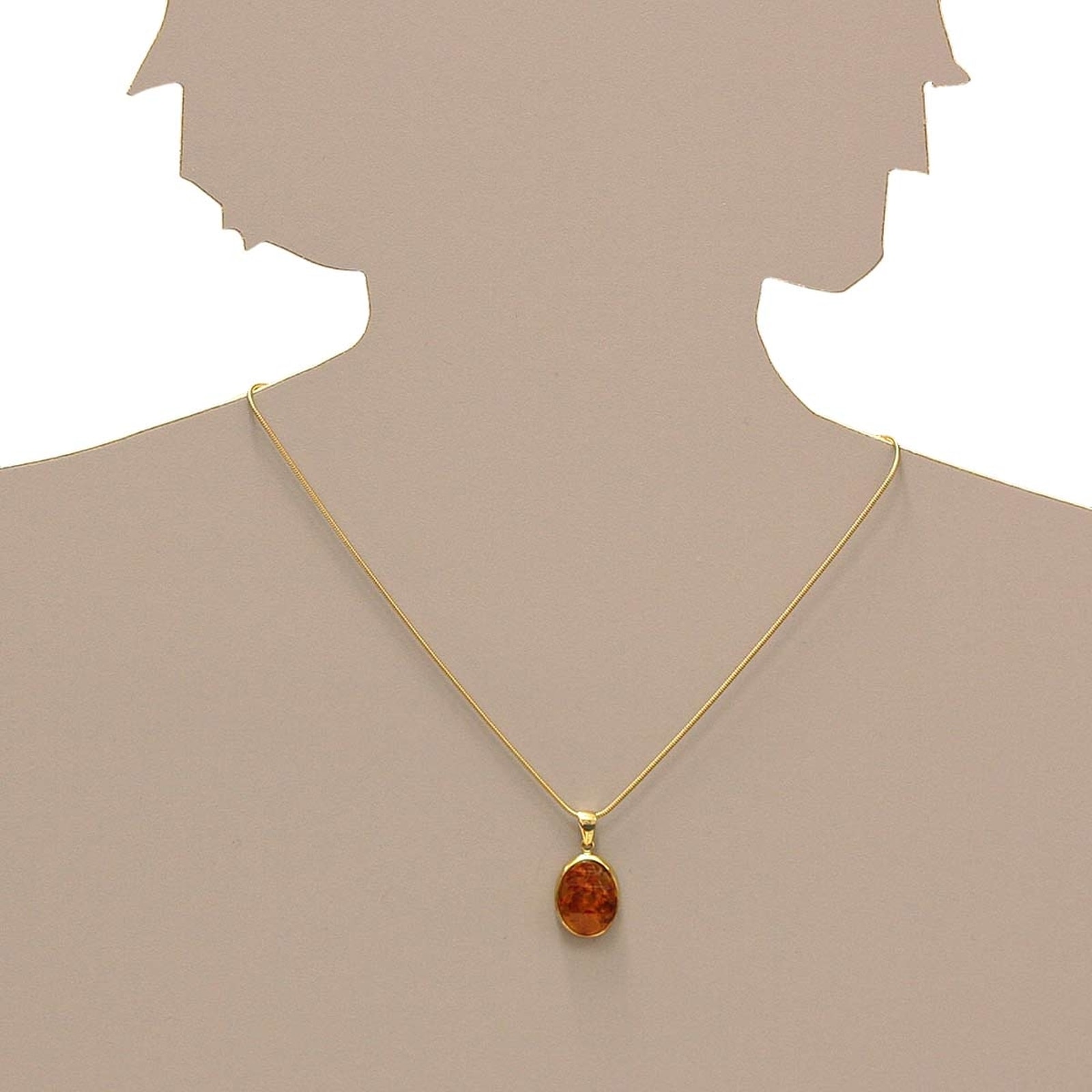 OSTSEE-SCHMUCK Kettenanhänger »Ostsee-Schmuck Anhänger Classic 18x13 mm«, (1 tlg.)