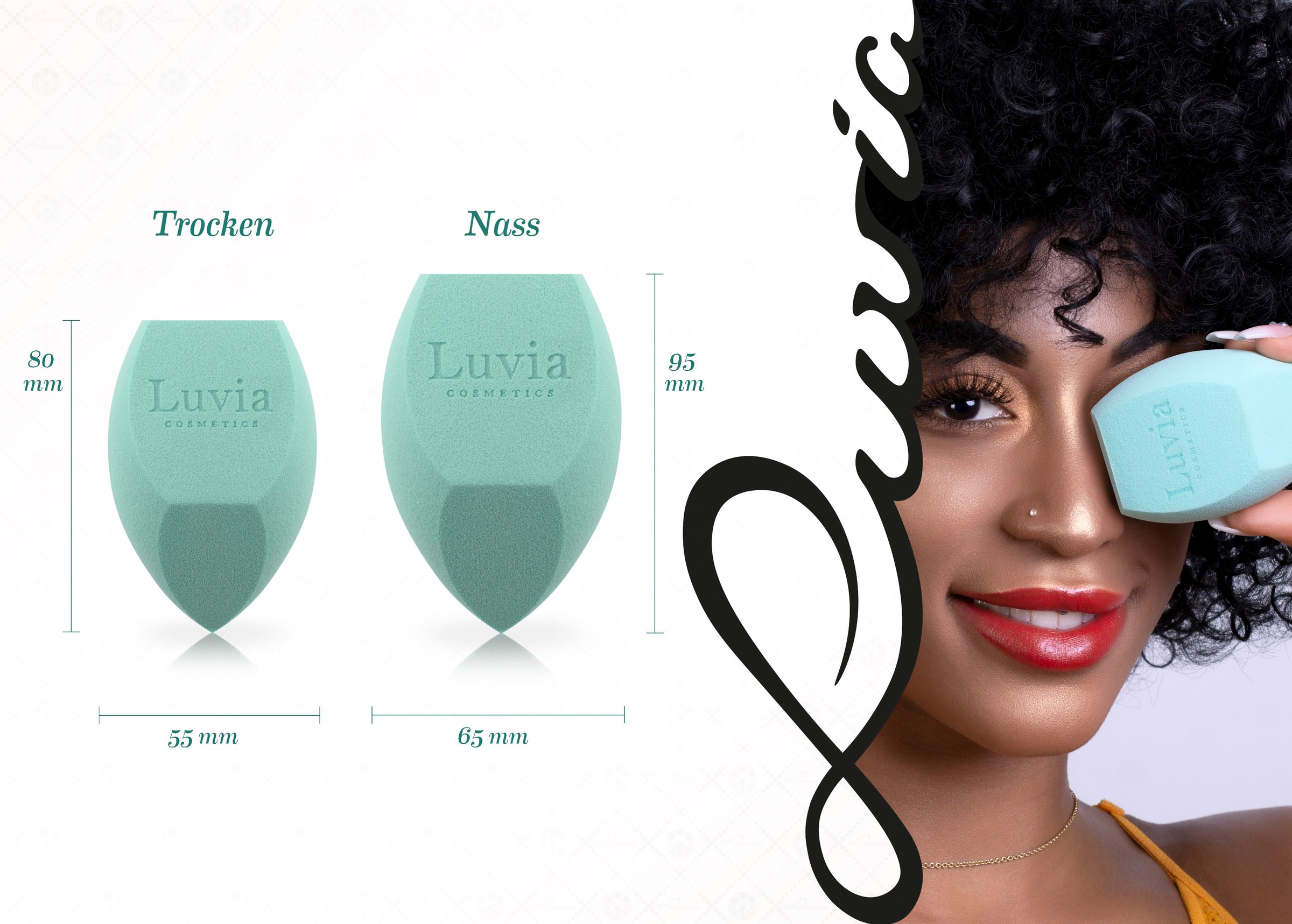Luvia Cosmetics Make-up Vegan Body kaufen (2 - Mint«, BAUR tlg.) Schwamm Sponge | »Prime Set