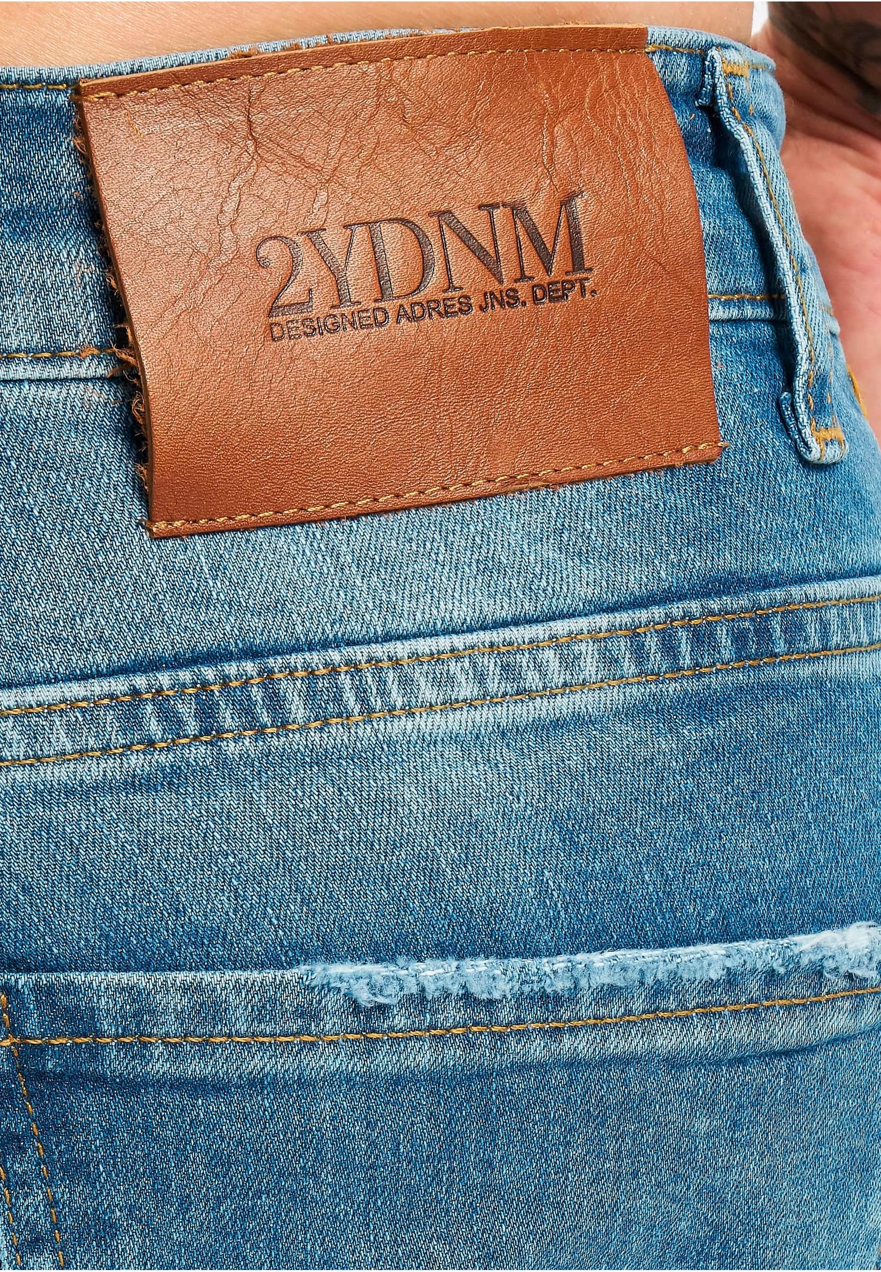 2Y Studios Bequeme Jeans »2Y Studios Herren 2Y Destroyed Slim Fit Jeans«