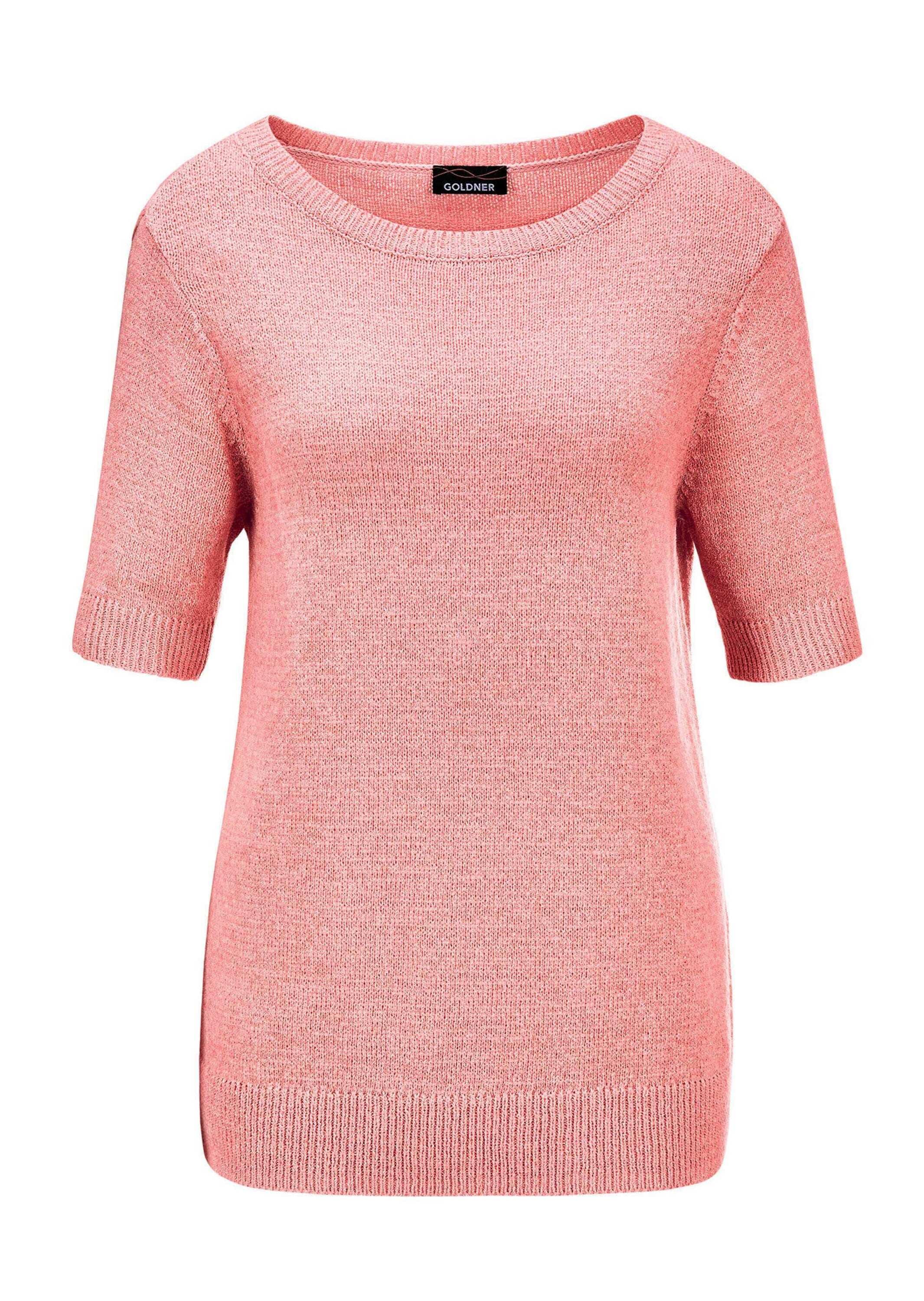 GOLDNER Rundhalspullover "Pullover" Rippenbündchen günstig online kaufen