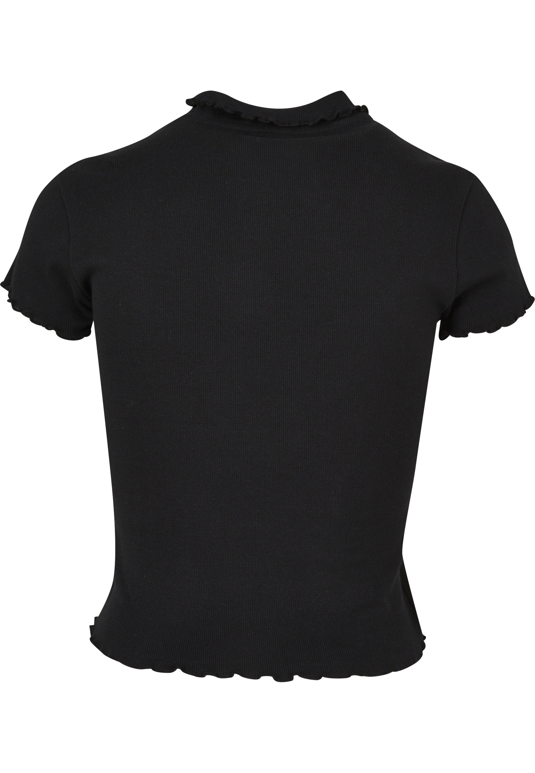 URBAN CLASSICS T-Shirt "Urban Classics Damen Ladies Rib Polo Tee" 1 Stk. günstig online kaufen