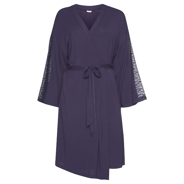 LASCANA Kimono, mit Spitzendetails bestellen | BAUR