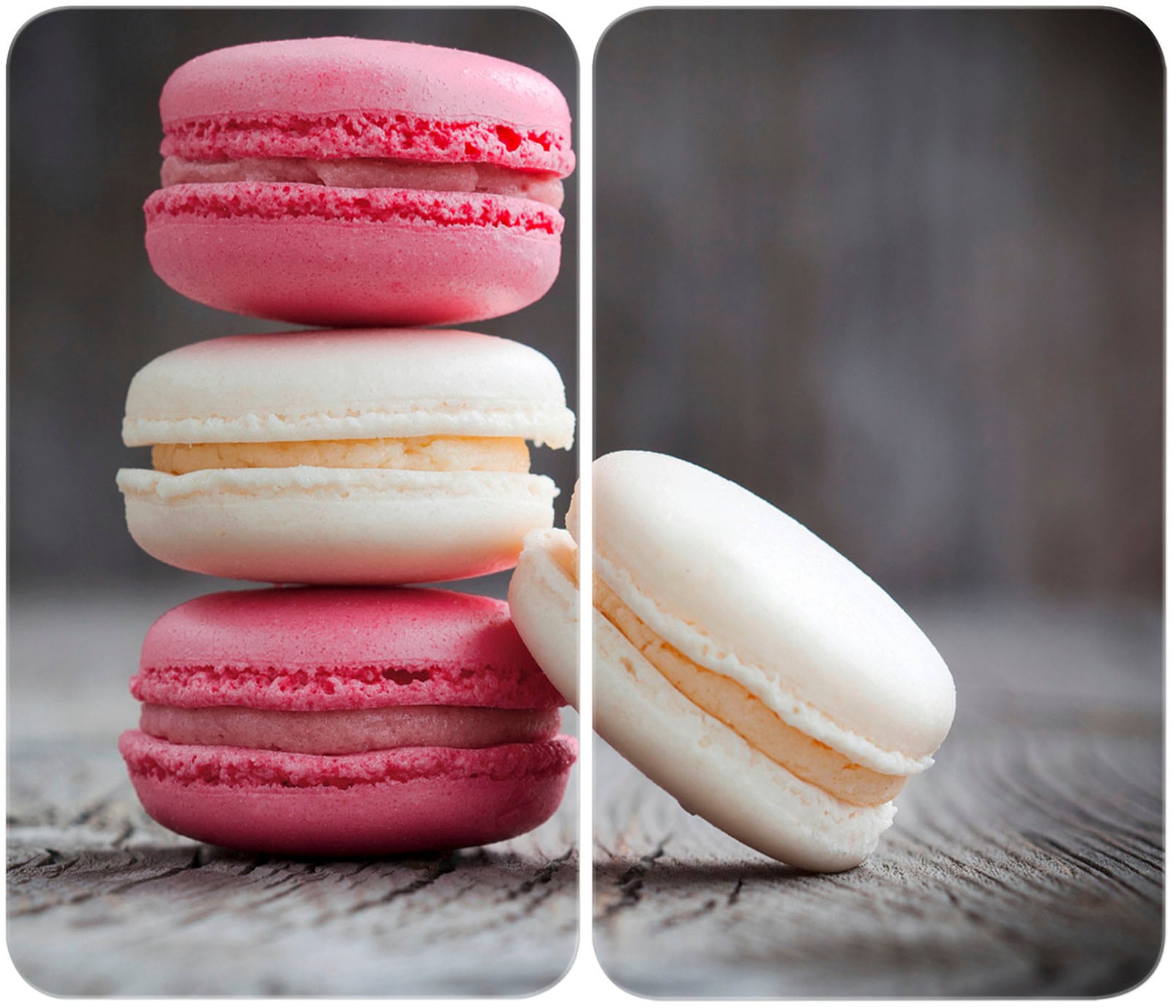 WENKO Herd-Abdeckplatte "Universal Modell Macarons", (Set, 2 tlg.), Herdabd günstig online kaufen