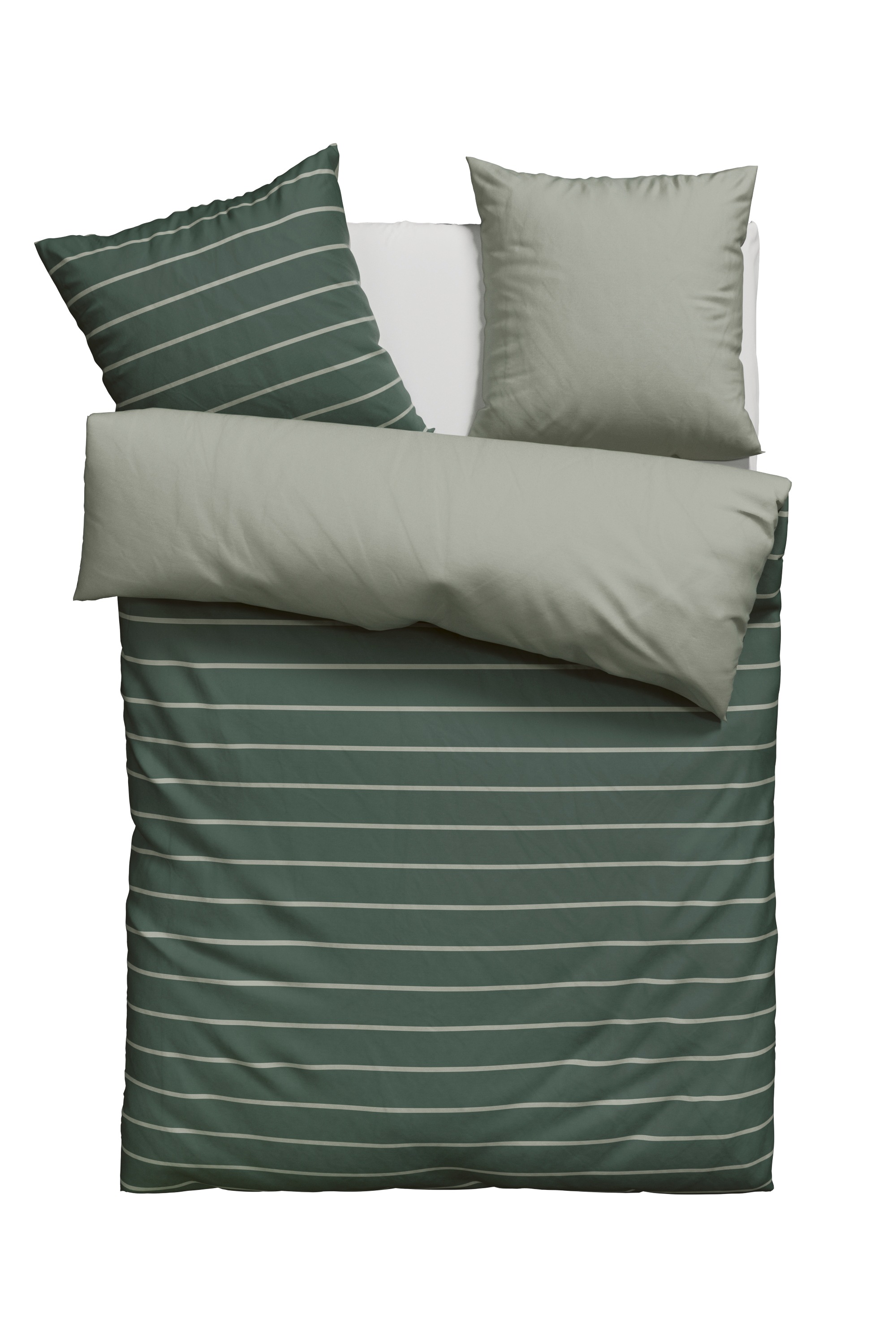 my home Bettwäsche "Katja" 2 tlg. Bettwäsche aus Baumwolle, Bettwäsche mit günstig online kaufen